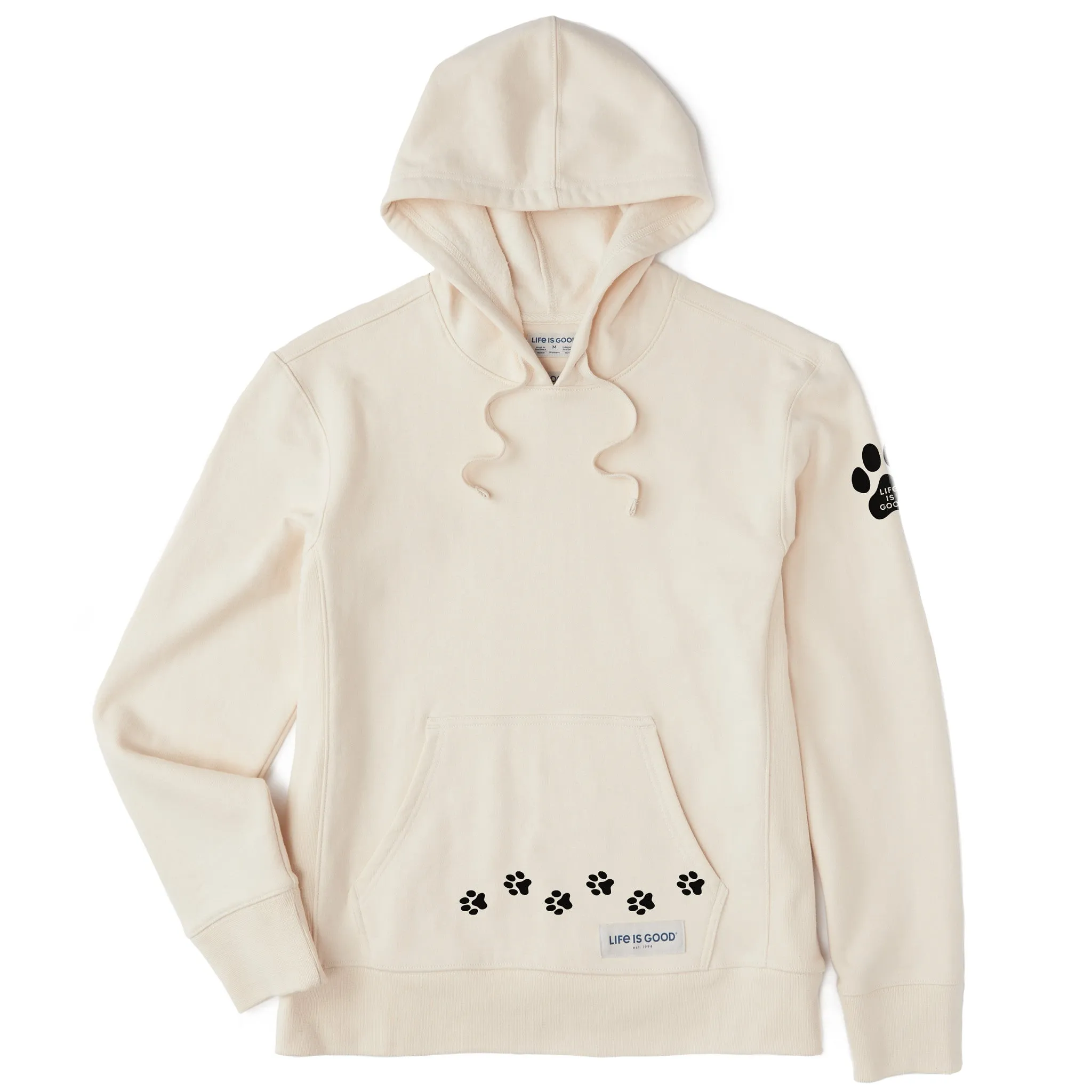 Women's Walking Paws Simply True Fleece Hoodie sold by Life is Good product image thumbnail 4