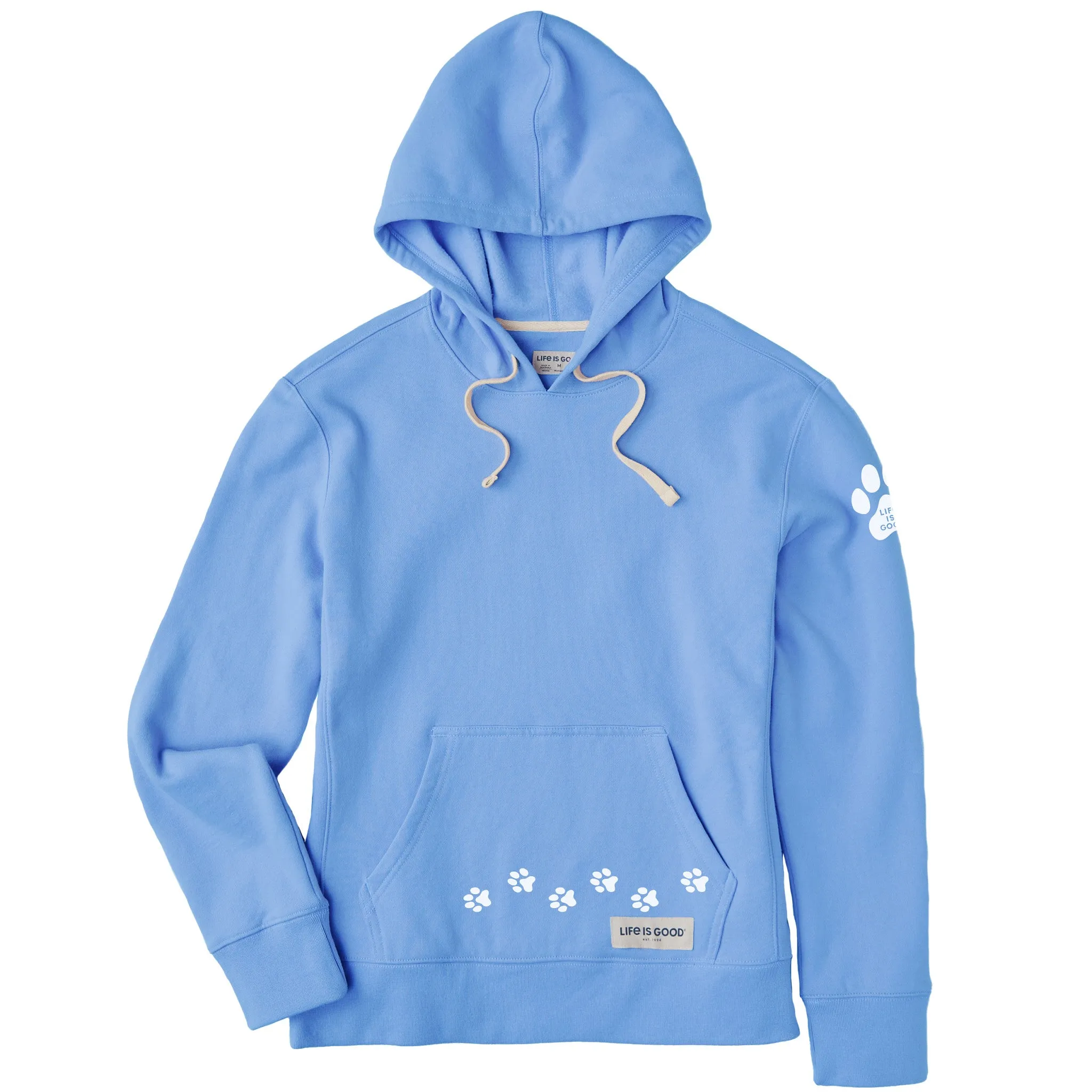 Women's Walking Paws Simply True Fleece Hoodie sold by Life is Good