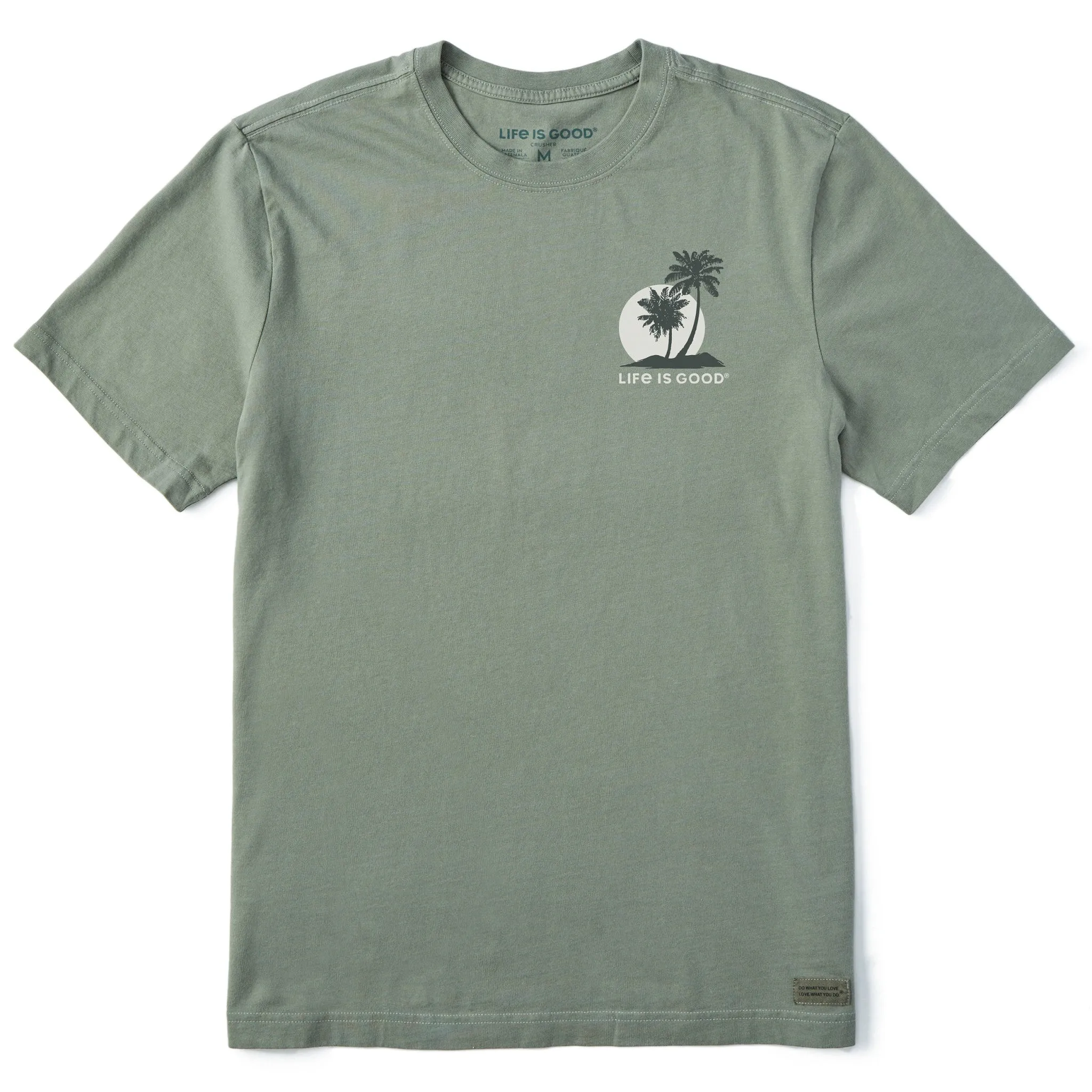 Men's Two Sunset Palms Short Sleeve Crusher Tee sold by Life is Good