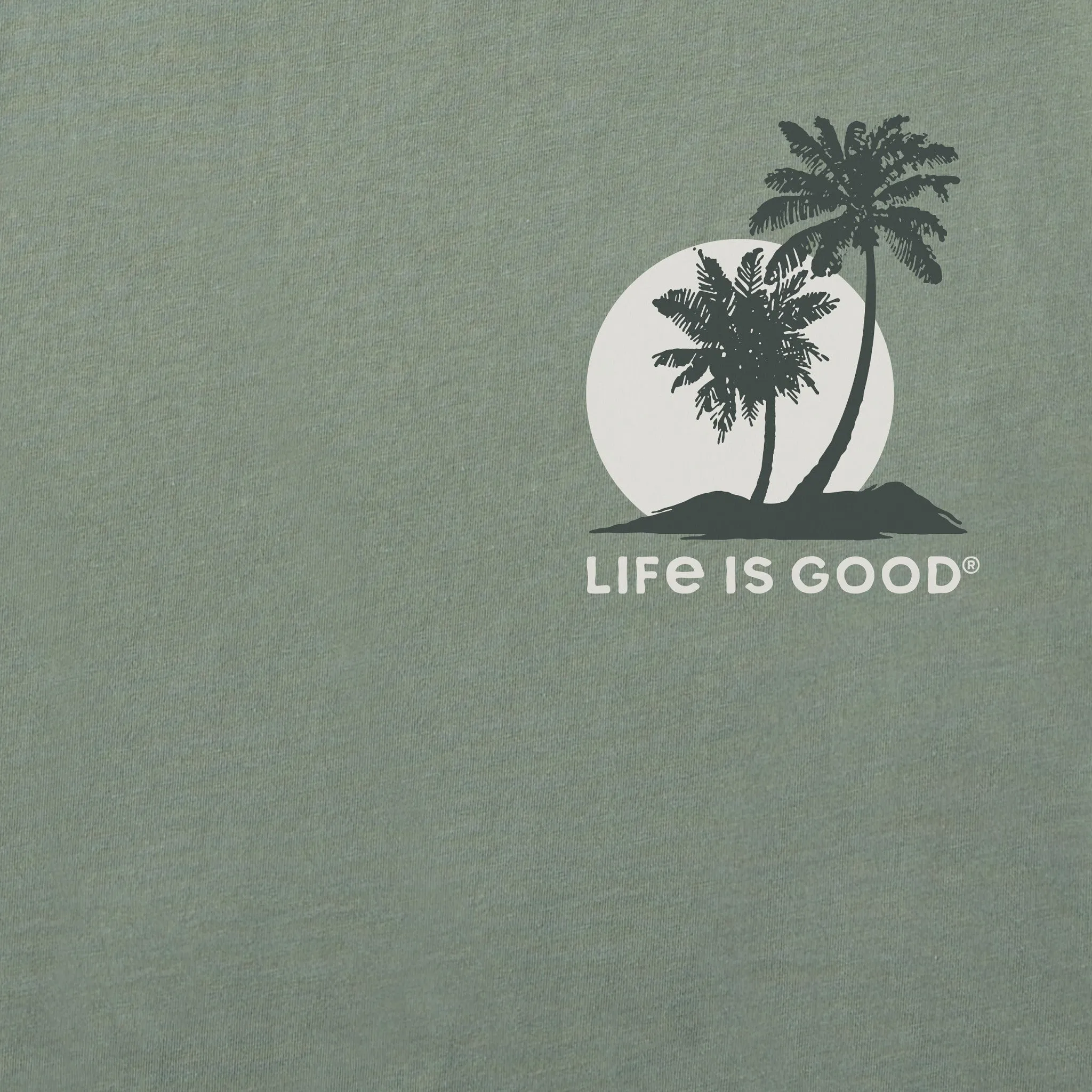 Men's Two Sunset Palms Short Sleeve Crusher Tee sold by Life is Good product image thumbnail 2