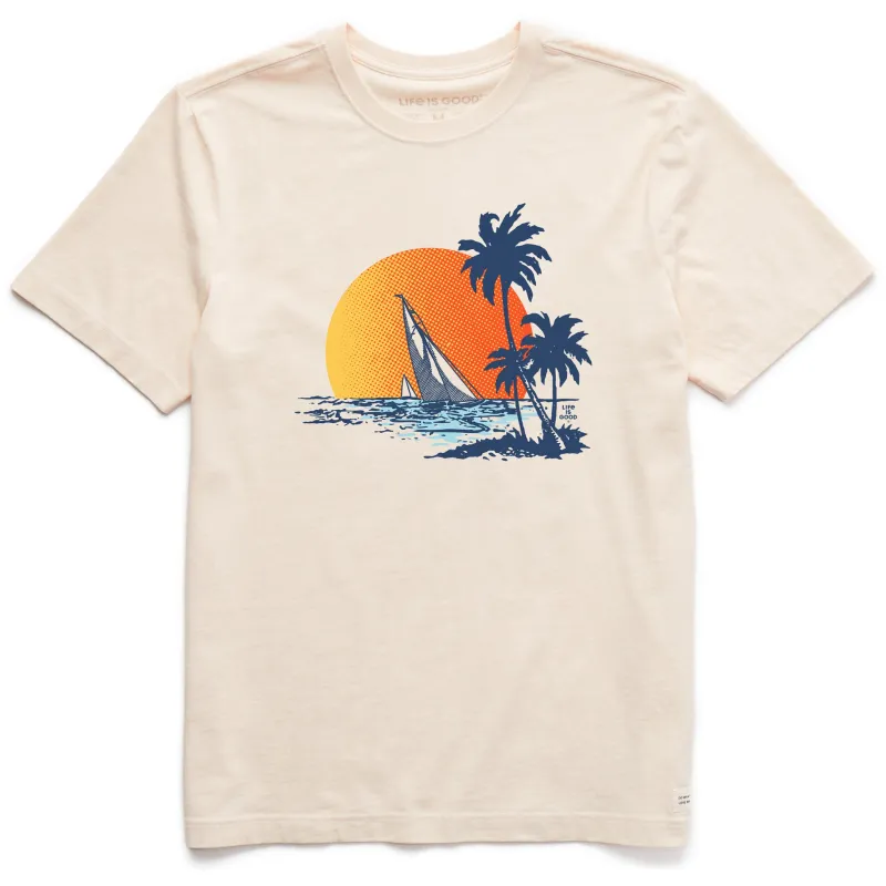 Men's Sailboat Cruise Short Sleeve Crusher Tee sold by Life is Good
