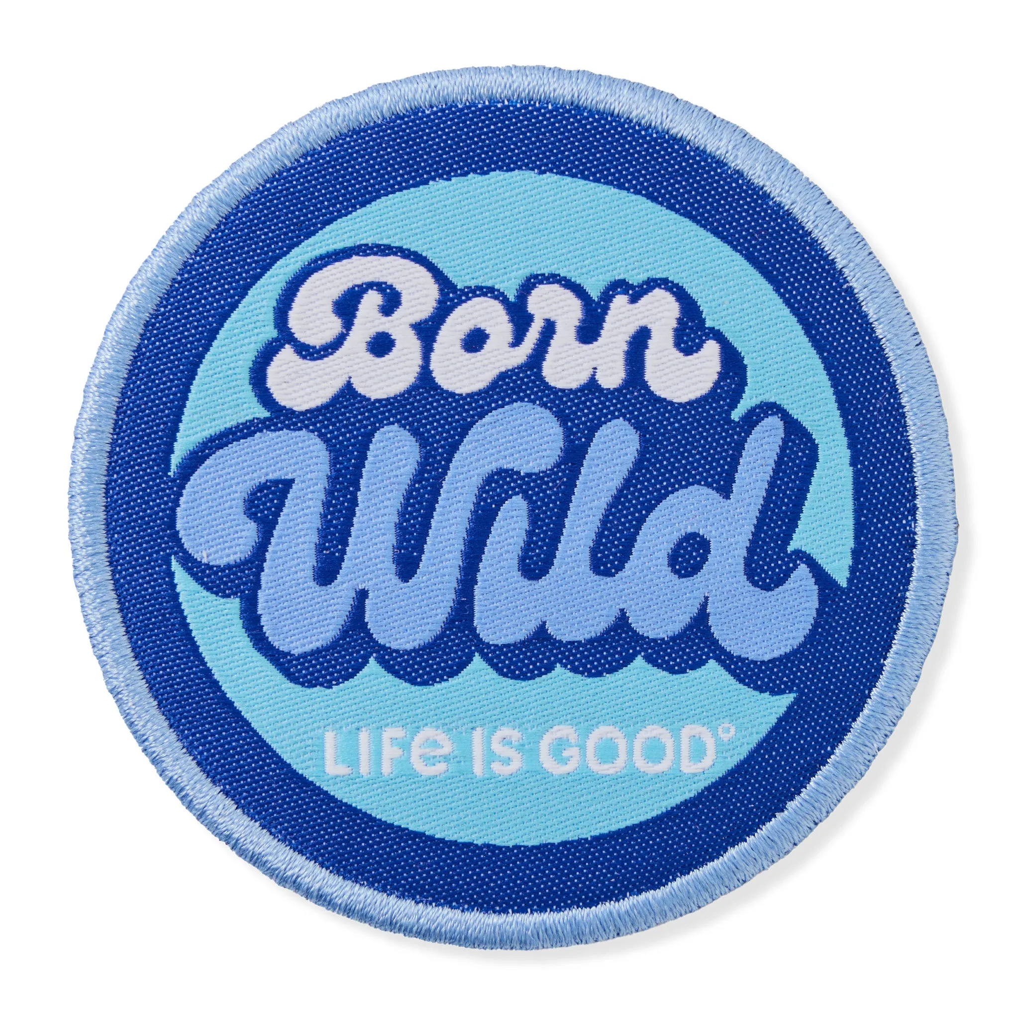 Born Wild Woven Patch sold by Life is Good