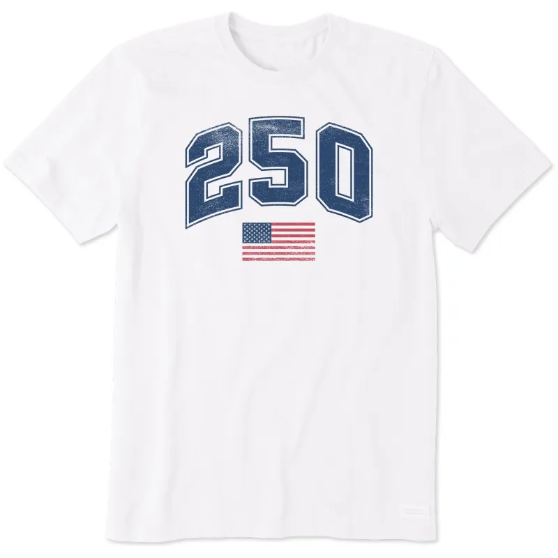 Men's 250 USA Short Sleeve Tee sold by Life is Good