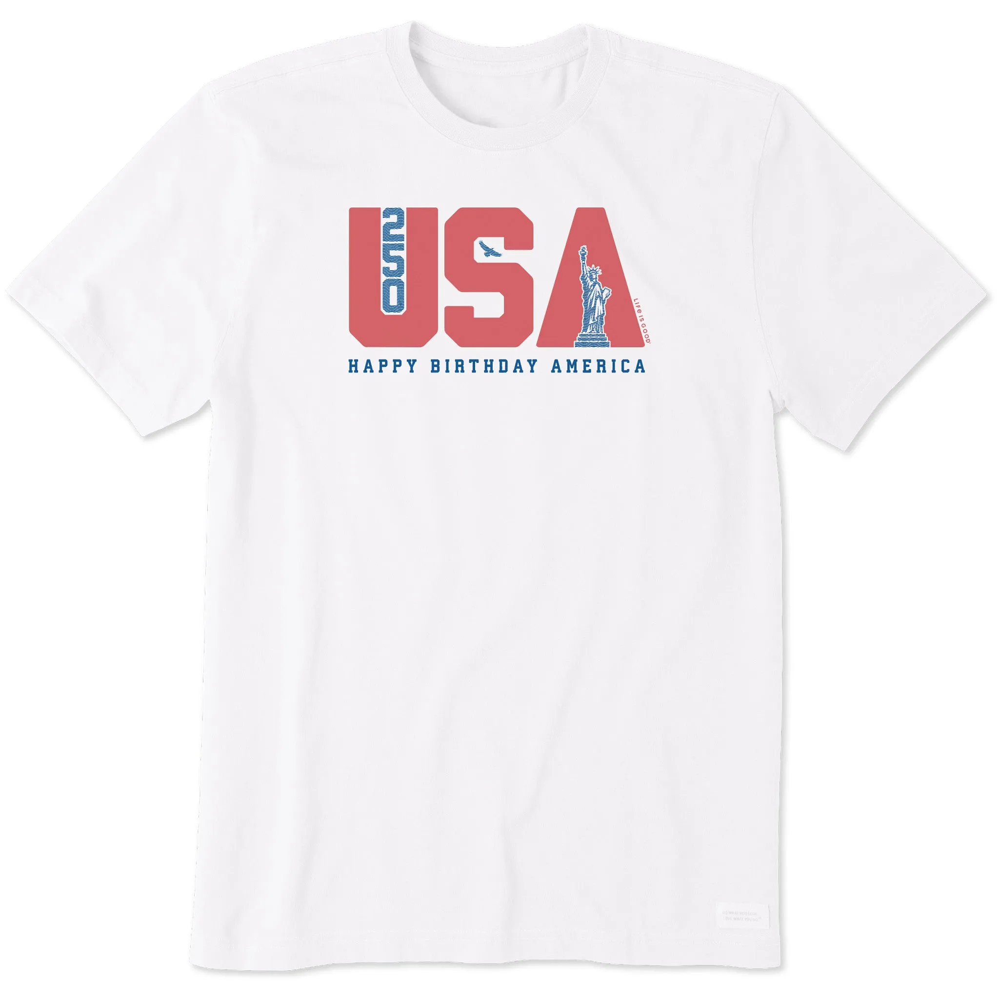 Men's Happy Birthday USA Short Sleeve Tee sold by Life is Good product image thumbnail 3