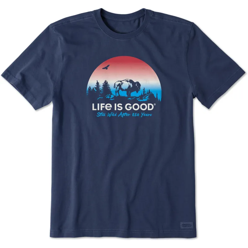 Men's Still Wild After 250 Years Short Sleeve Tee sold by Life is Good