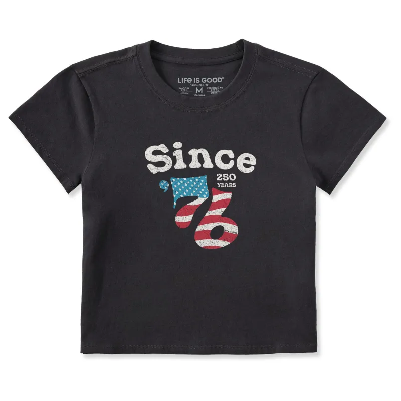 Women's Since '76 Crusher-LITE Shrunken Tee sold by Life is Good