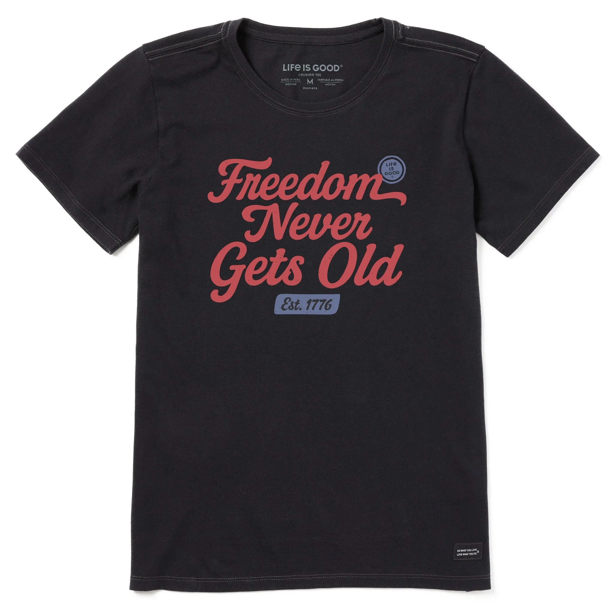 Women's Freedom Never Gets Old Short Sleeve Tee sold by Life is Good product image thumbnail 3
