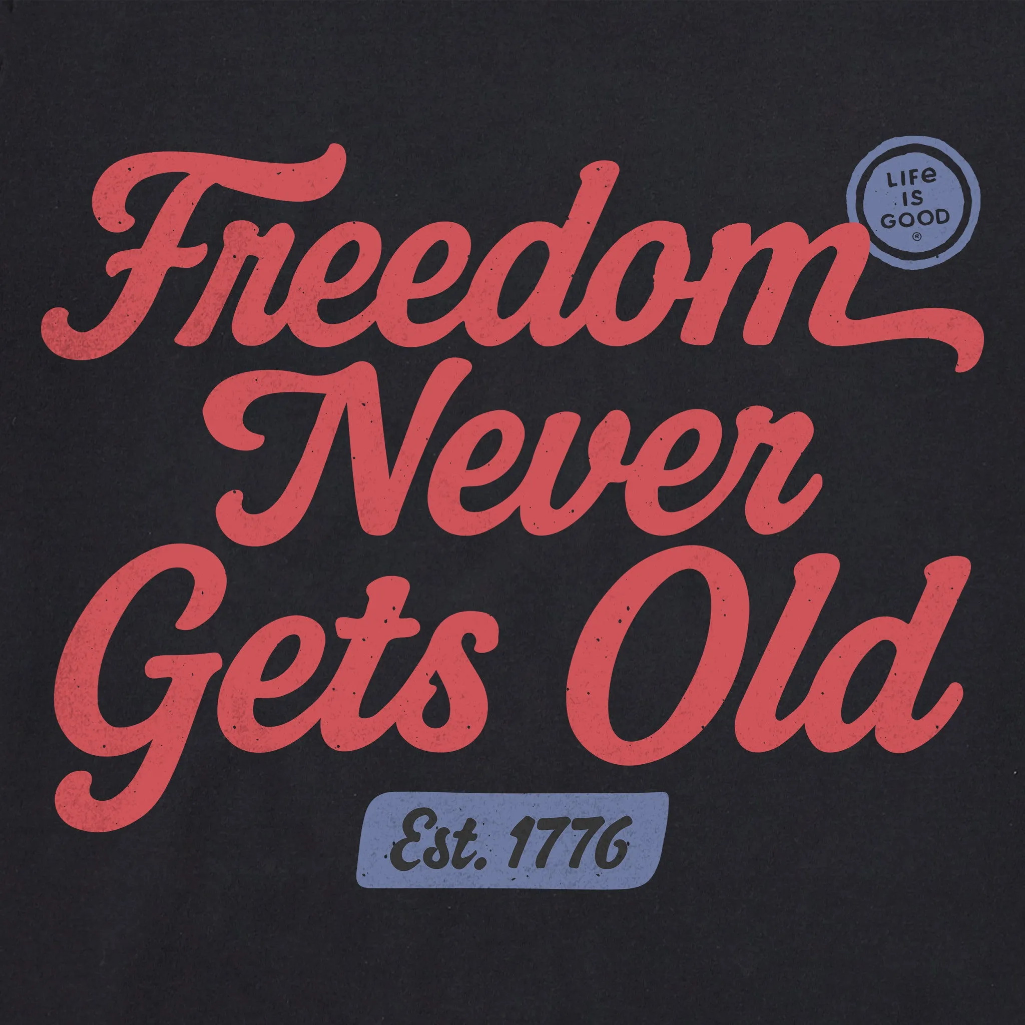 Women's Freedom Never Gets Old Short Sleeve Tee sold by Life is Good product image thumbnail 4
