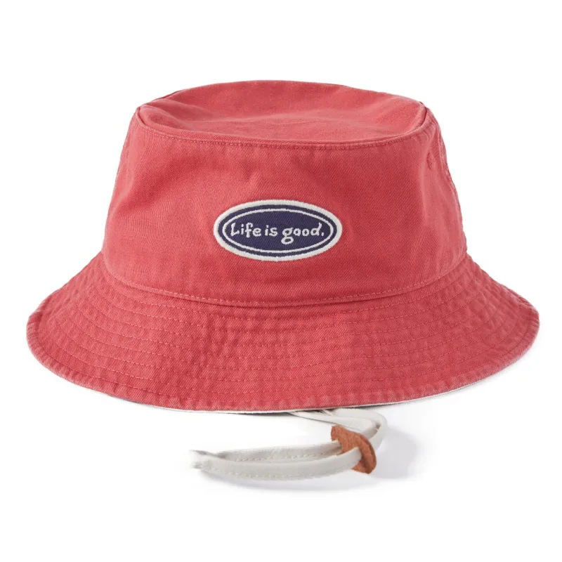🎁 Adult Unisex LIG Vintage Oval Bucket Hat (100% off) sold by Life is Good