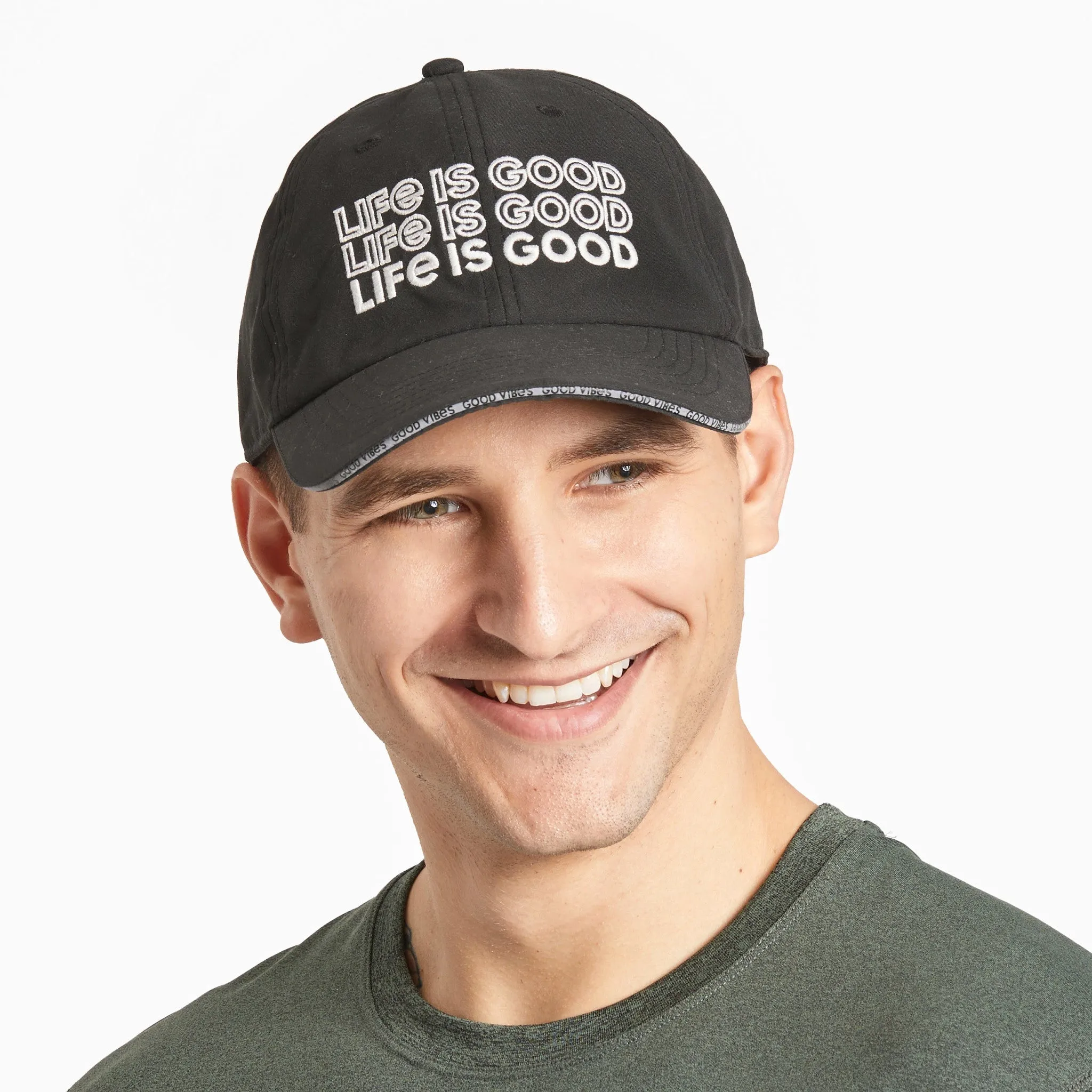 🎁 Adult Unisex LIG Multi-Stack Active Chill Cap (100% off) sold by Life is Good