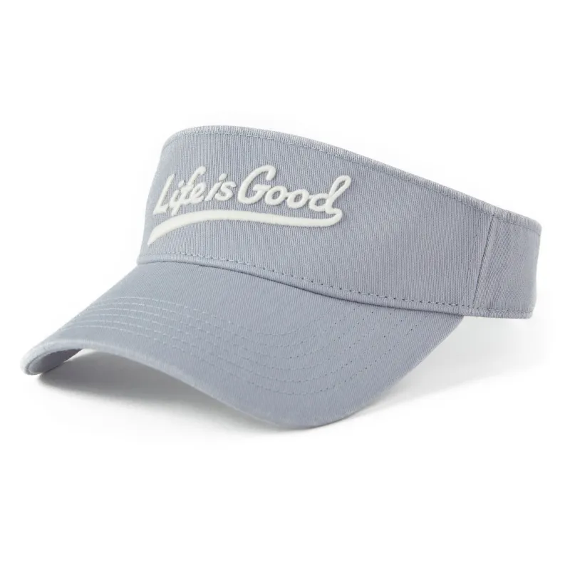 🎁 Adult Unisex LIG Ballyard Script Chill Cap Visor (100% off) sold by Life is Good