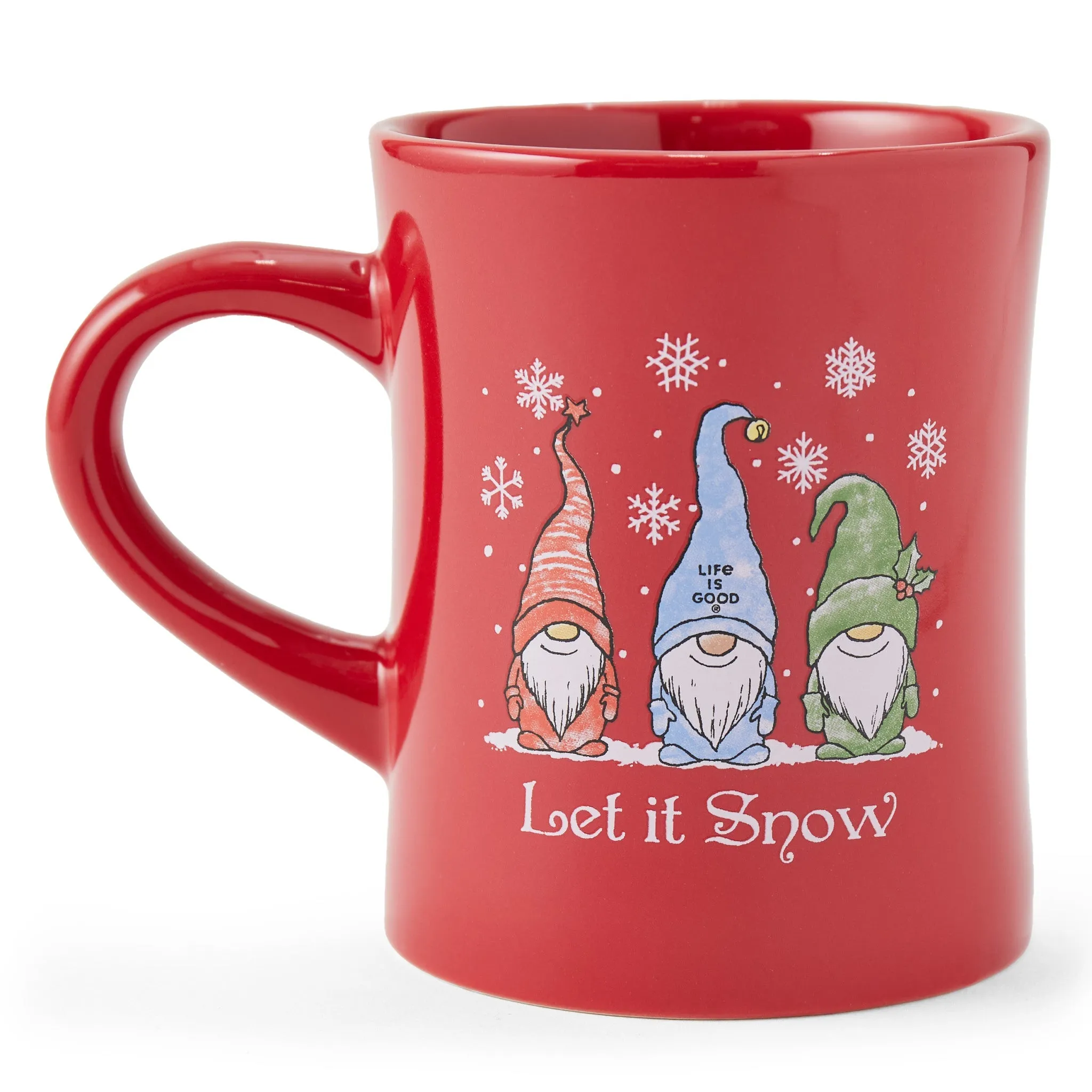 🎁 Adult Unisex Let it Snow Gnomes Diner Mug (100% off) sold by Life is Good