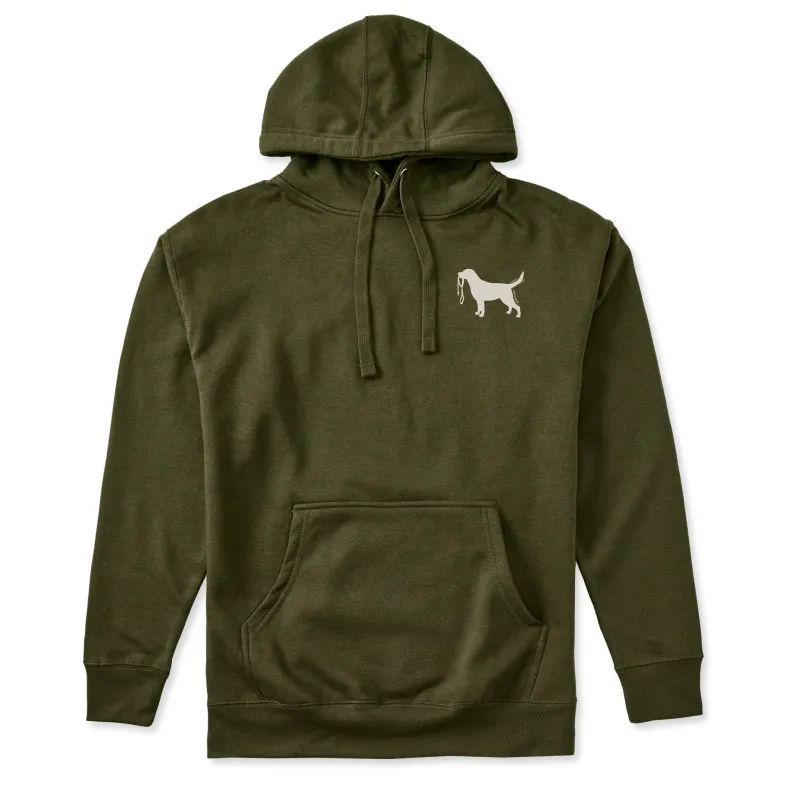 🎁 Adult Unisex Labrador Leash Every Wear Hoodie Sweatshirt (100% off) sold by Life is Good