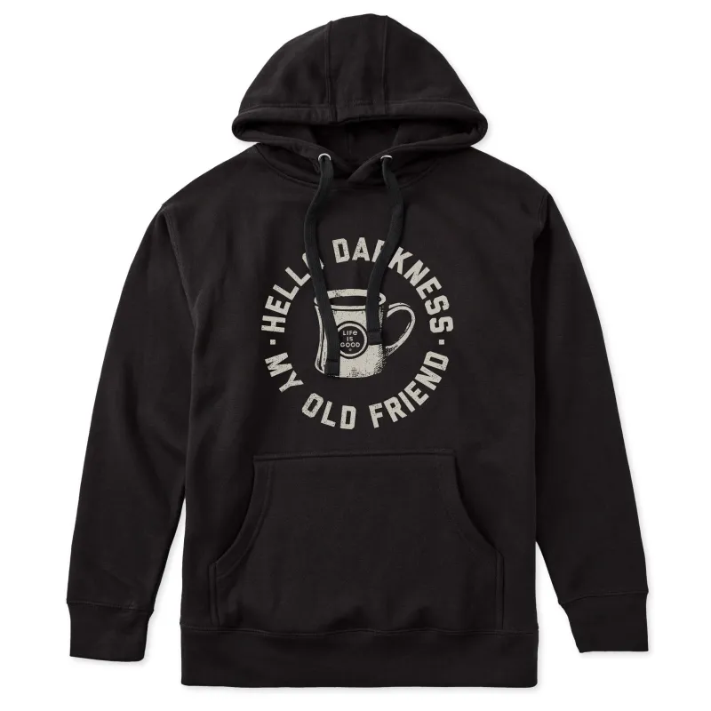 🎁 Adult Unisex Hello Darkness My Old Friend Every Wear Hoodie Sweatshirt (100% off) sold by Life is Good