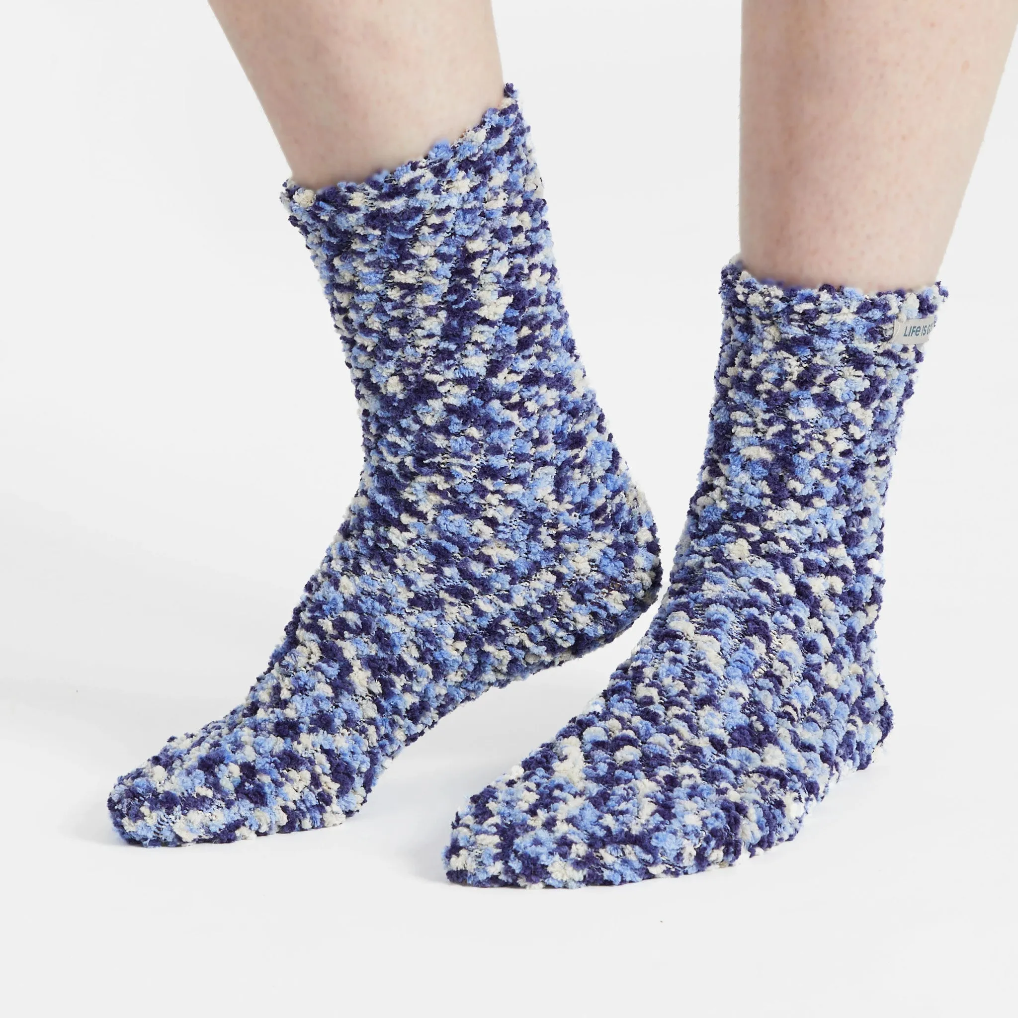 🎁 Adult Unisex Darkest Blue PomPoms Sock (100% off) sold by Life is Good product image thumbnail 2