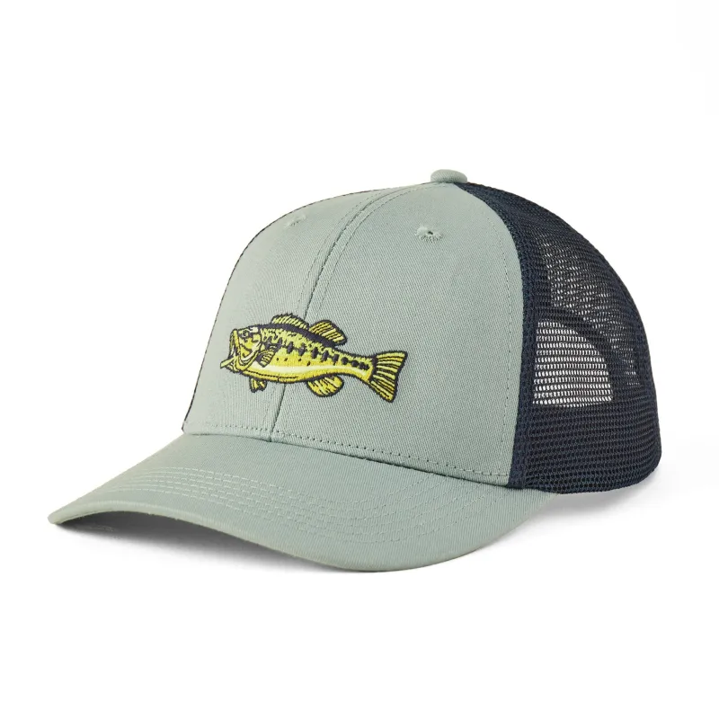 🎁 Adult Unisex Clean Large Mouth Bass Trucker (100% off) sold by Life is Good