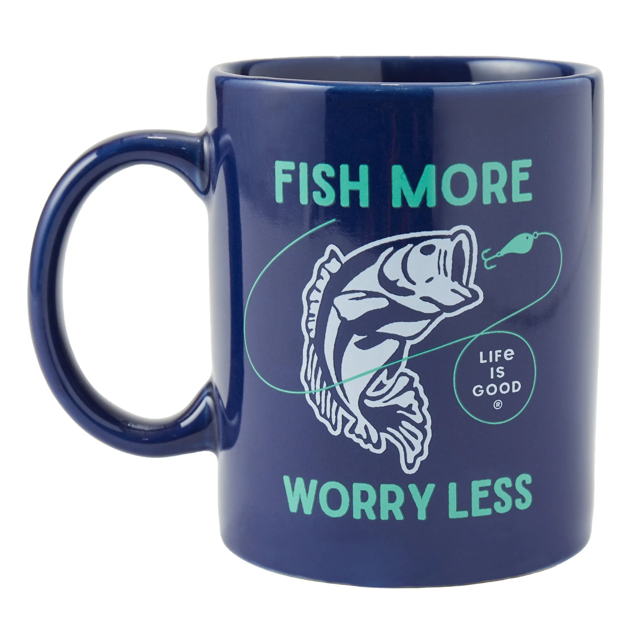 π Adult Unisex Clean Fish More Bass Jake's Mug (100% off) sold by Life is Good product image thumbnail 2