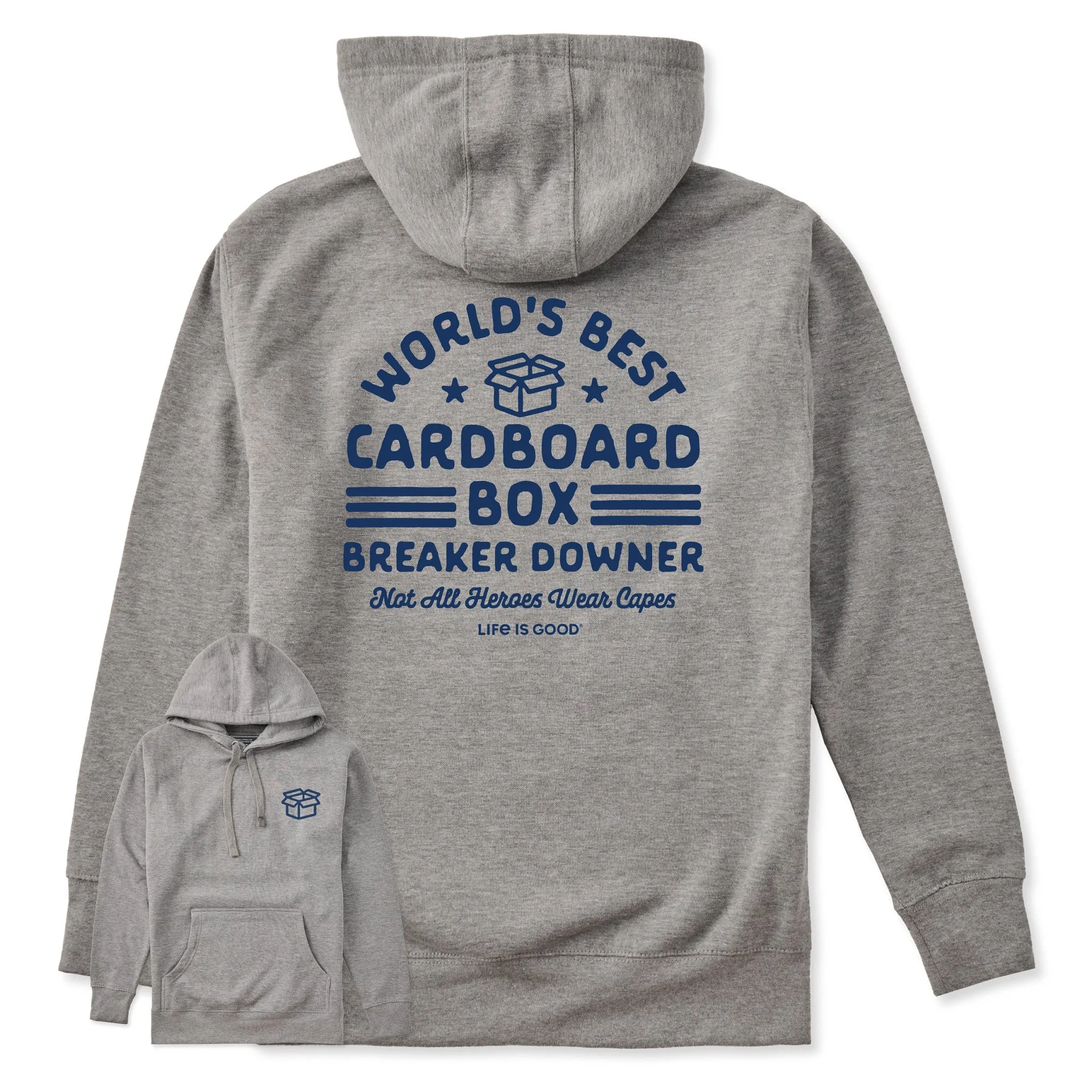 π Adult Unisex Cardboard Box Breaker Downer Every Wear Hoodie Sweatshirt (100% off) sold by Life is Good product image thumbnail 2