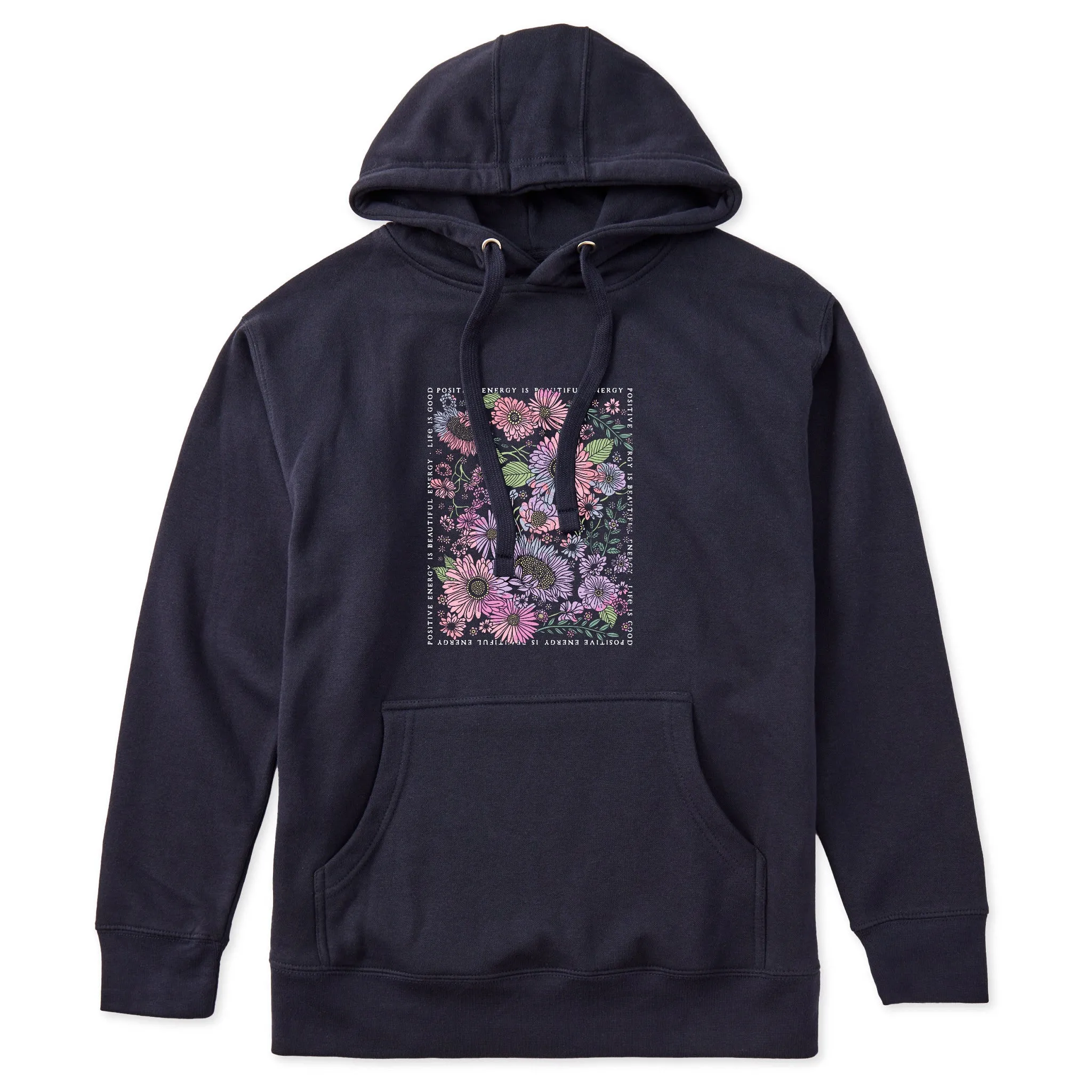 🎁 Adult Unisex Beautiful Energy Tie Dye Every Wear Hoodie Sweatshirt (100% off) sold by Life is Good product image thumbnail 2