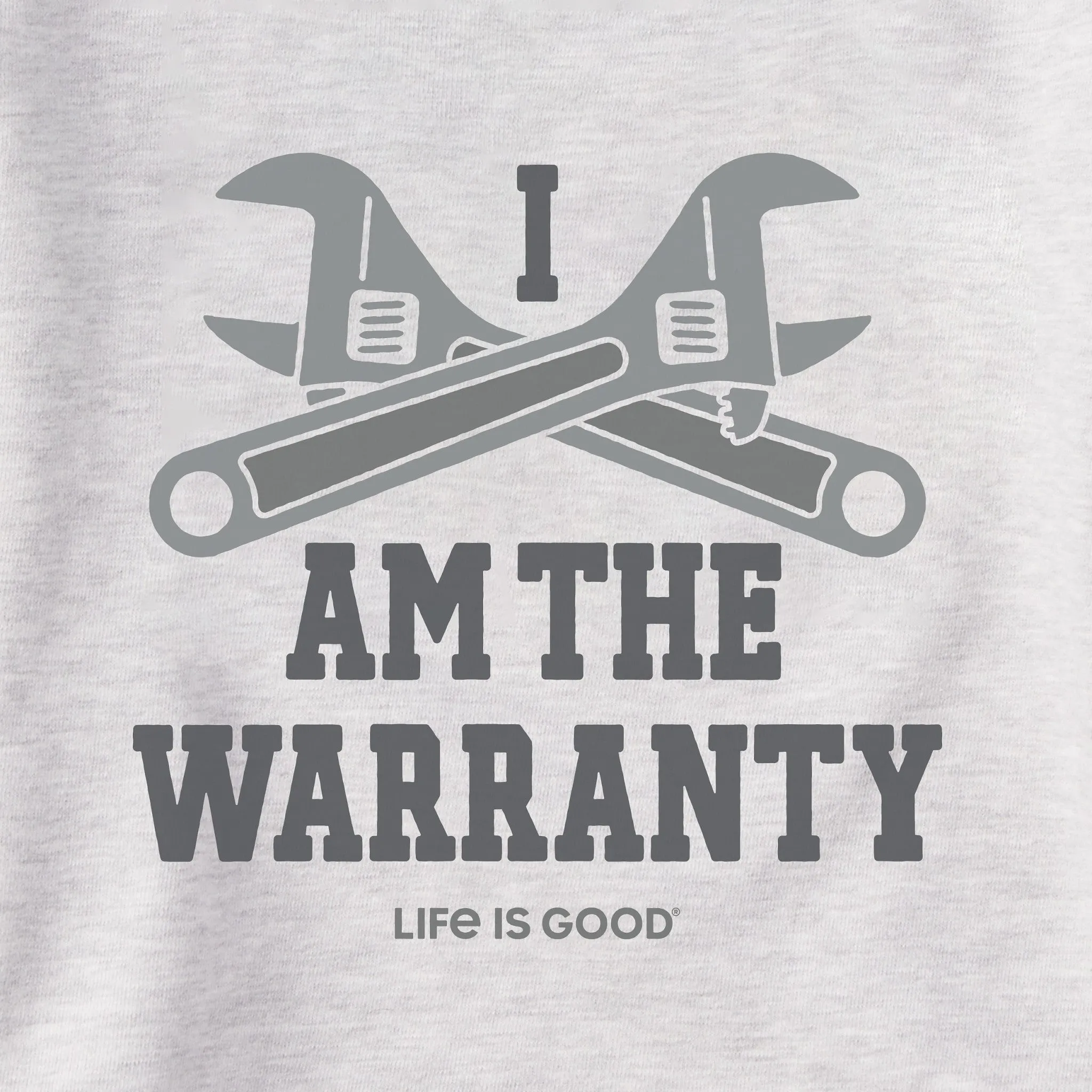 Men's I am the Warranty Simply True Fleece Hoodie sold by Life is Good product image thumbnail 2