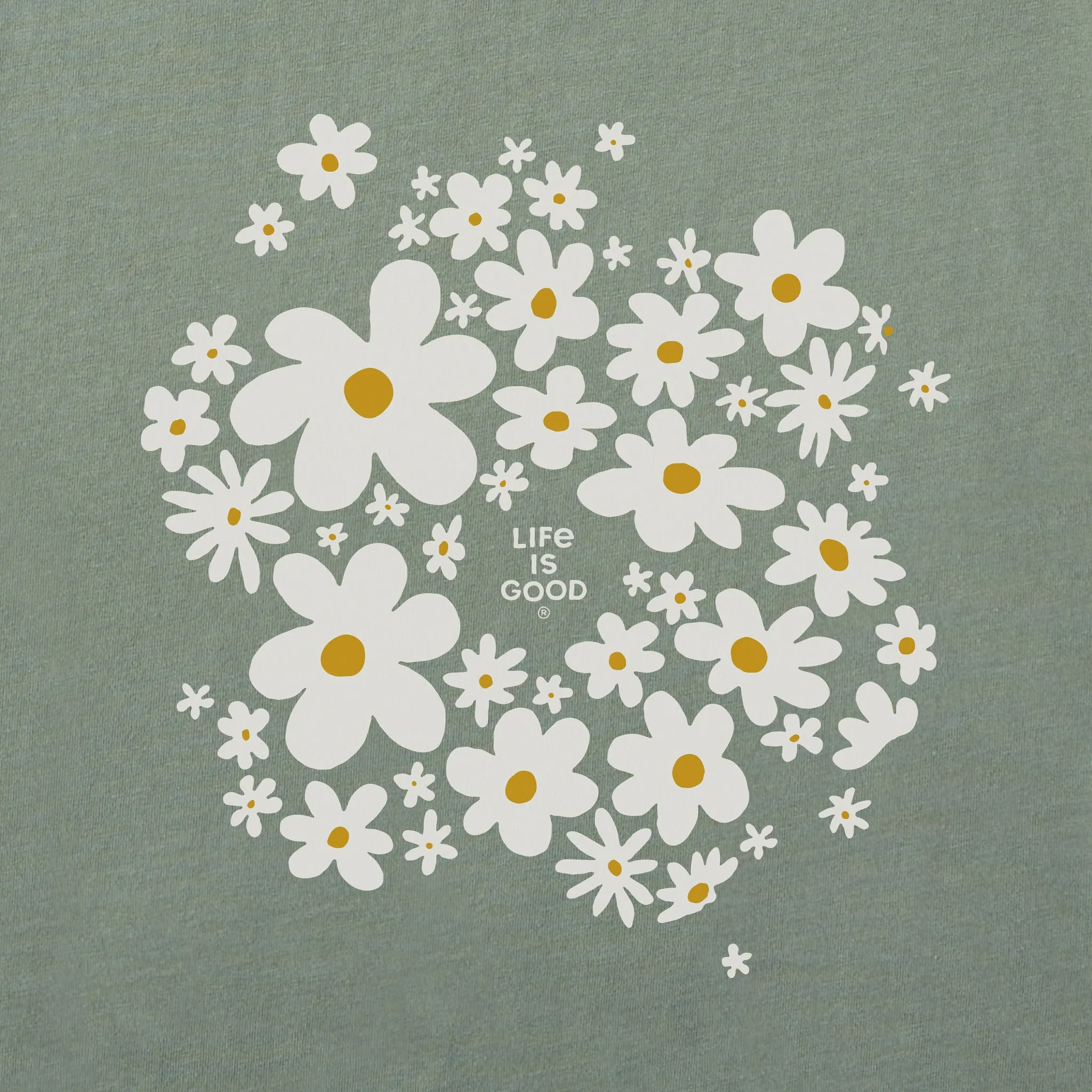 Women's Daisy Splash Simply True Fleece Hoodie sold by Life is Good product image thumbnail 5