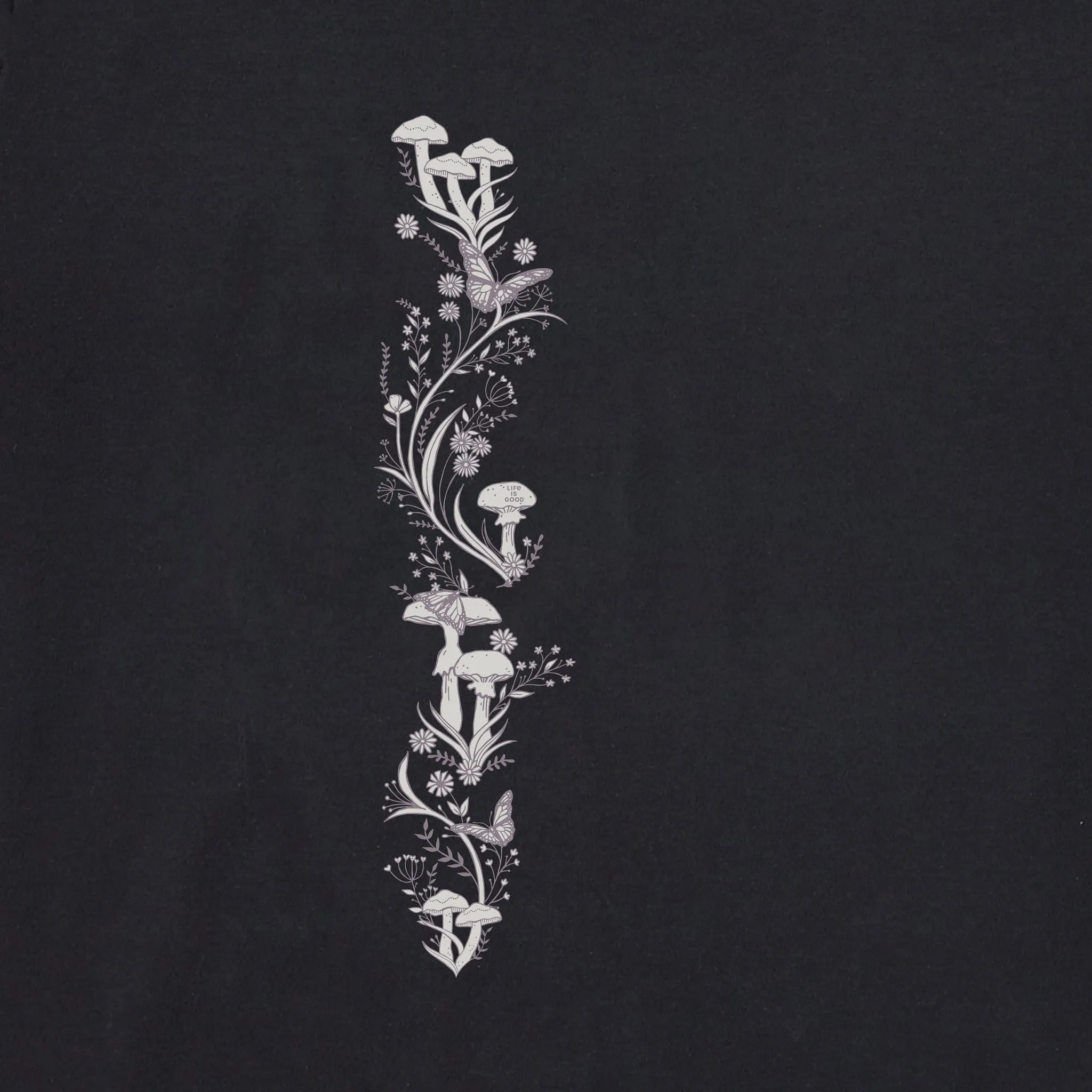 Women's Mushroom Garden Long Sleeve Crusher Tee sold by Life is Good product image thumbnail 2