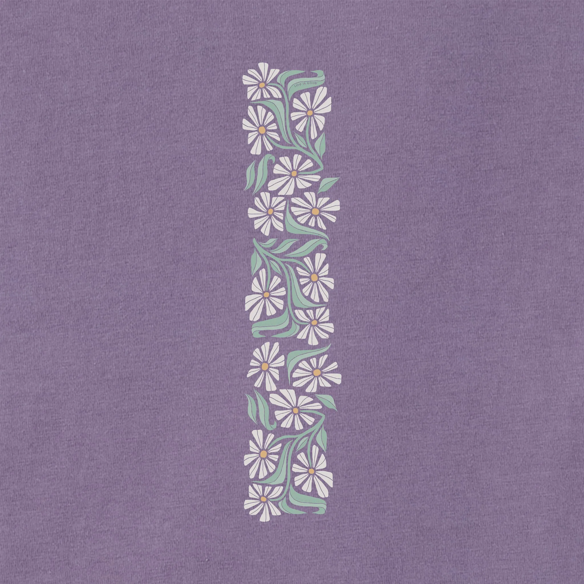 Women's Let Your Soul Bloom Daisies Long Sleeve Crusher Boxy Tee sold by Life is Good product image thumbnail 3