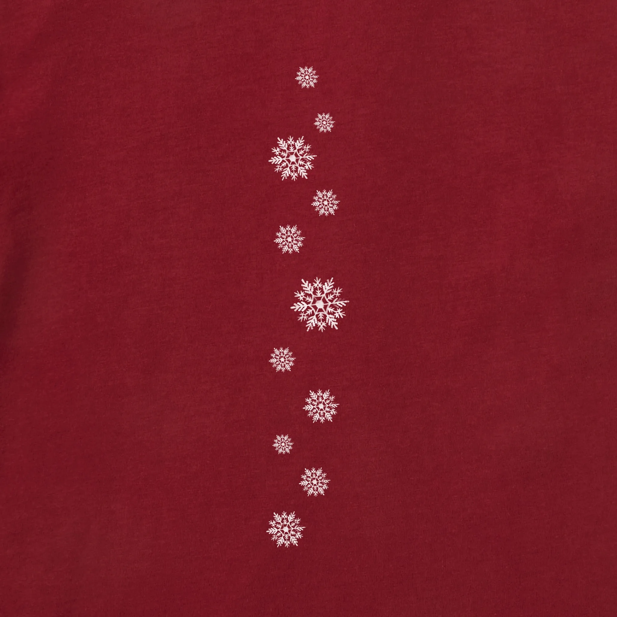 Women's Watercolor Snowflake Long Sleeve Crusher Tee sold by Life is Good product image thumbnail 3