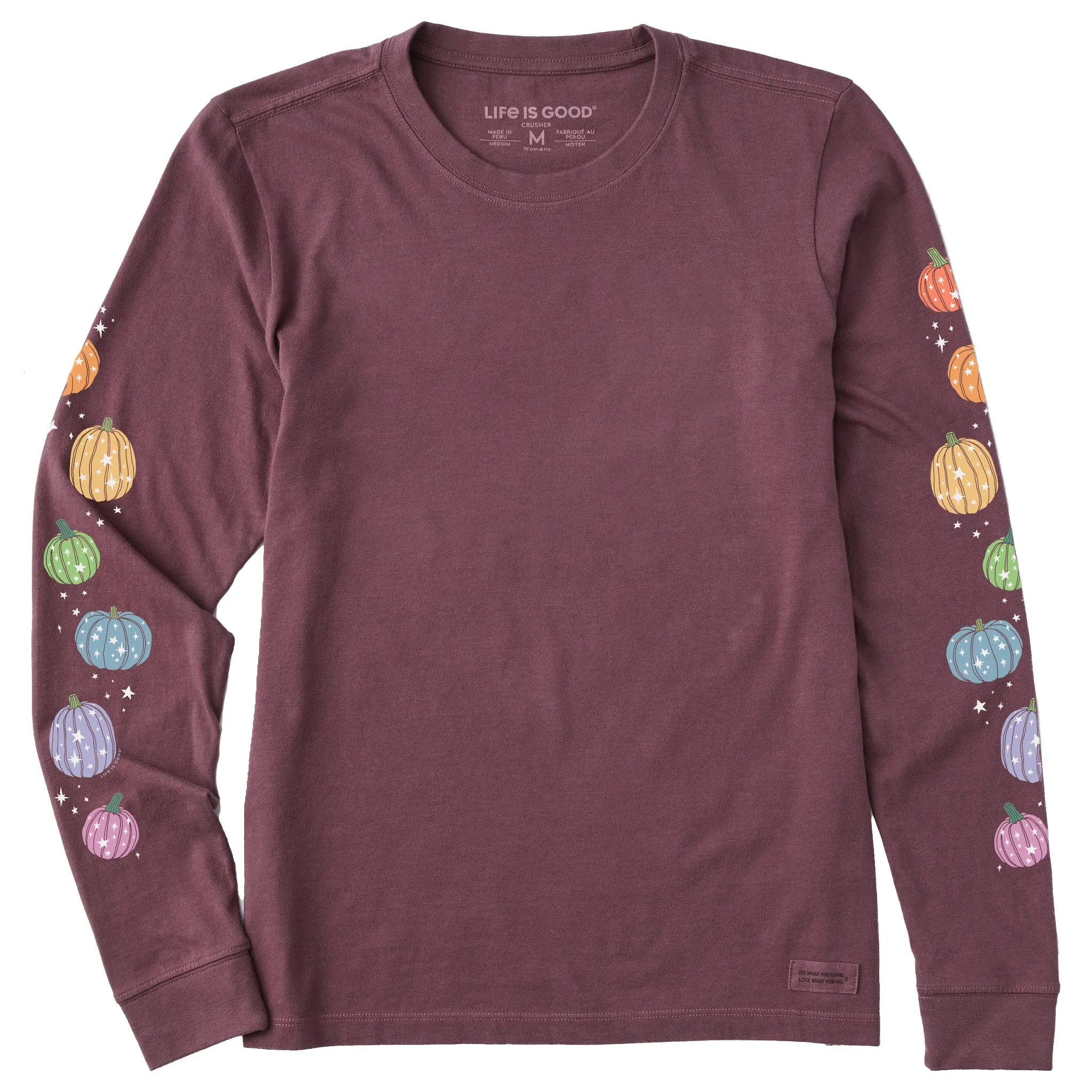 Women's Pumpkins Long Sleeve Crusher Tee sold by Life is Good