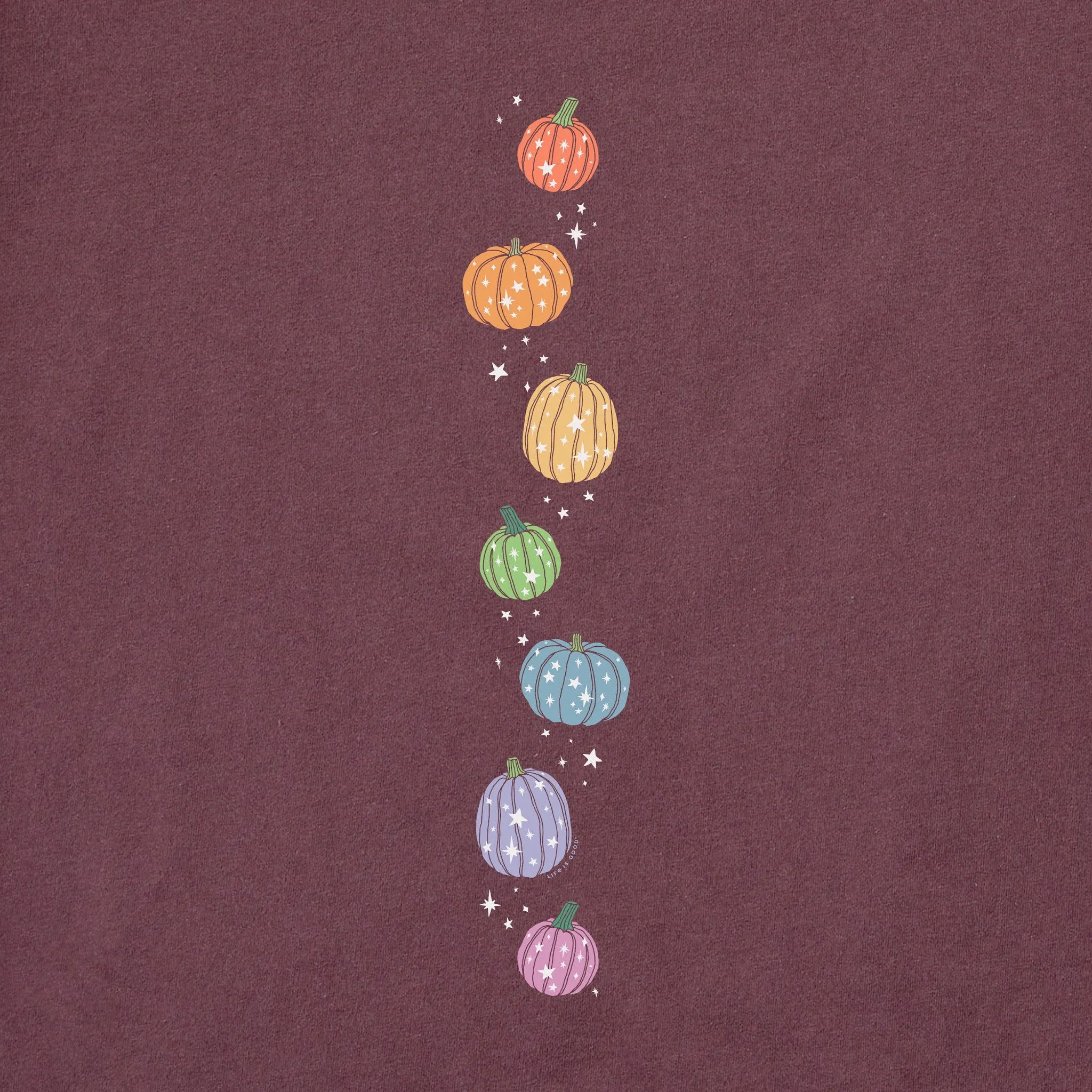 Women's Pumpkins Long Sleeve Crusher Tee sold by Life is Good product image thumbnail 2