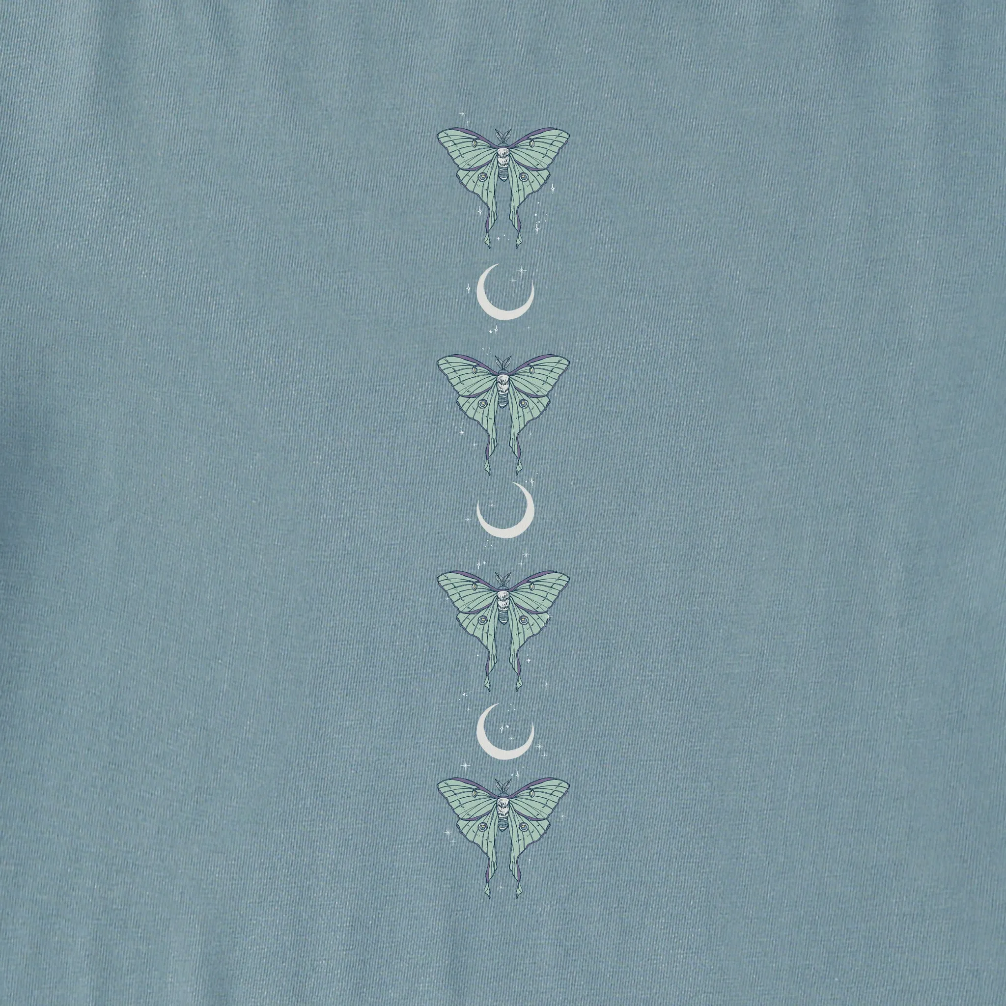 Women's Celestial Luna Moth Long Sleeve Crusher Boxy Tee sold by Life is Good product image thumbnail 3