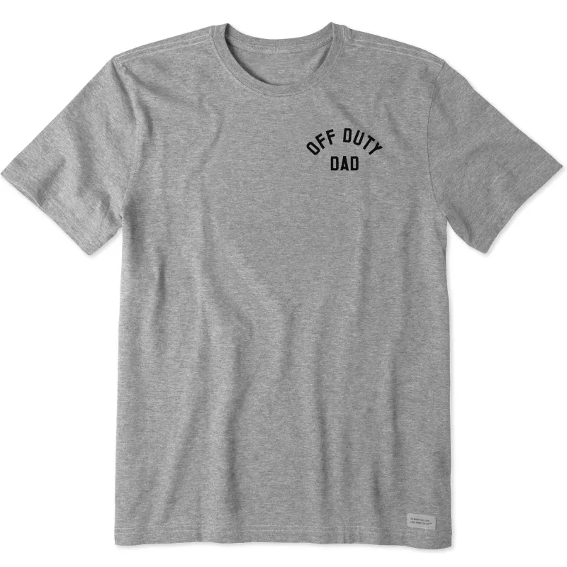 Men's Off Duty Dad Short Sleeve Crusher Tee sold by Life is Good