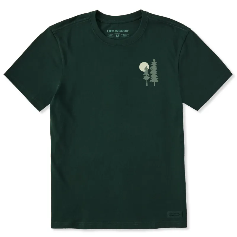 Men's Two Pines n Sun Short Sleeve Crusher Tee sold by Life is Good