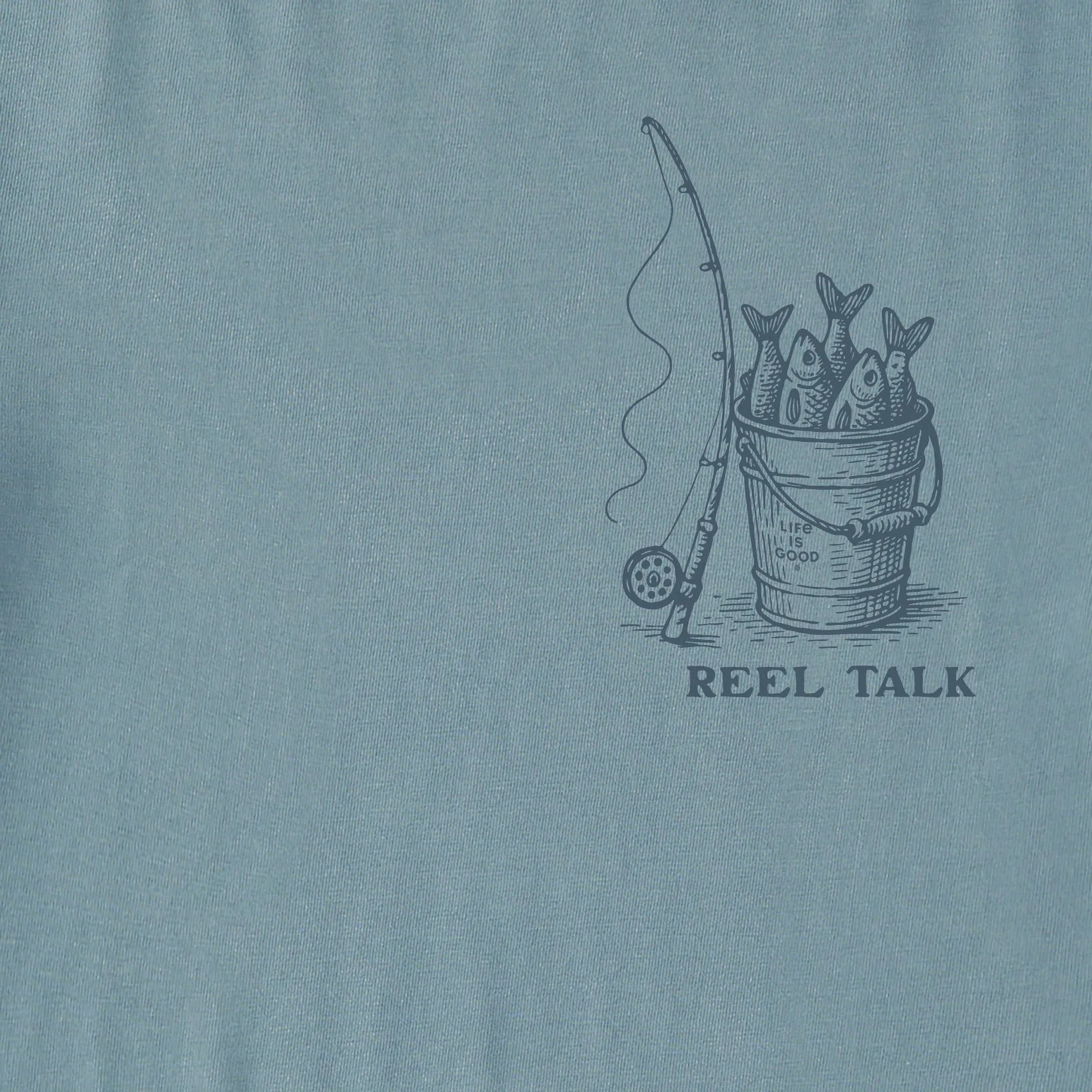 Men's Reel Talk Short Sleeve Crusher Tee sold by Life is Good product image thumbnail 2