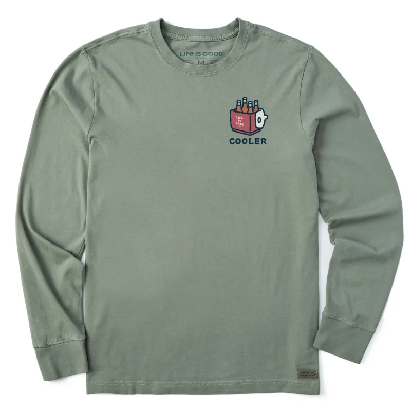Men's Cooler Long Sleeve Crusher Tee sold by Life is Good