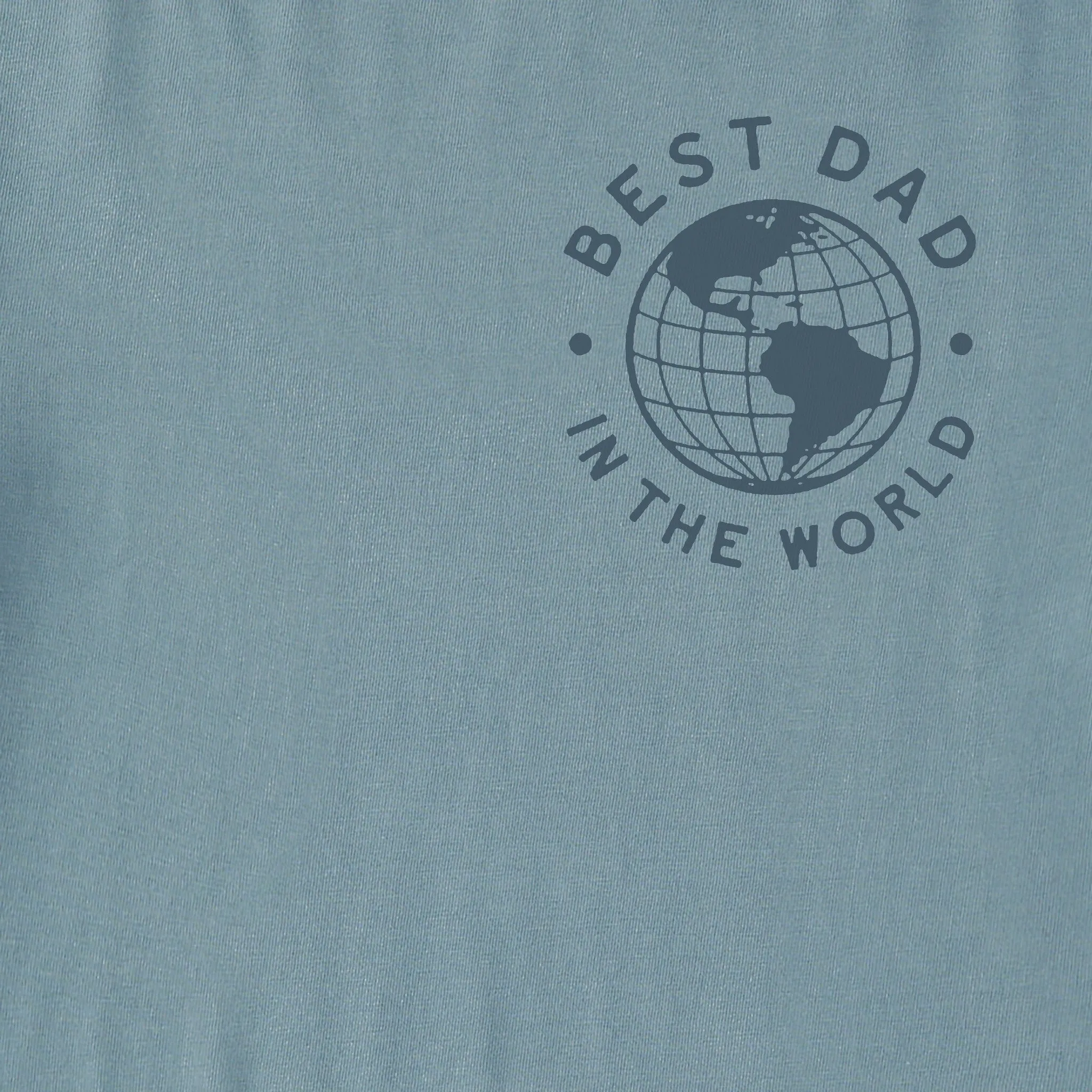 Men's Best Dad in the World Long Sleeve Crusher Tee sold by Life is Good product image thumbnail 2