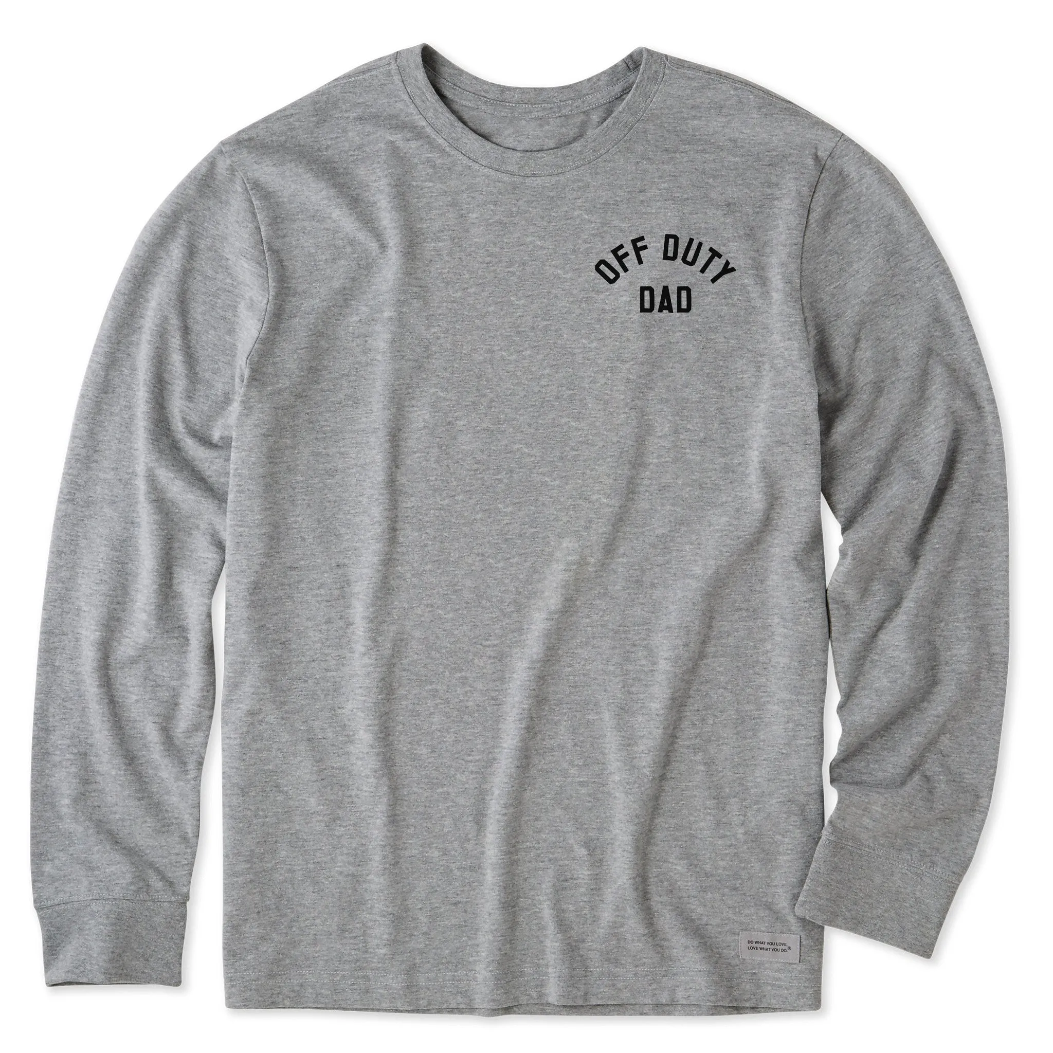 Men's Off Duty Dad Long Sleeve Crusher Tee sold by Life is Good
