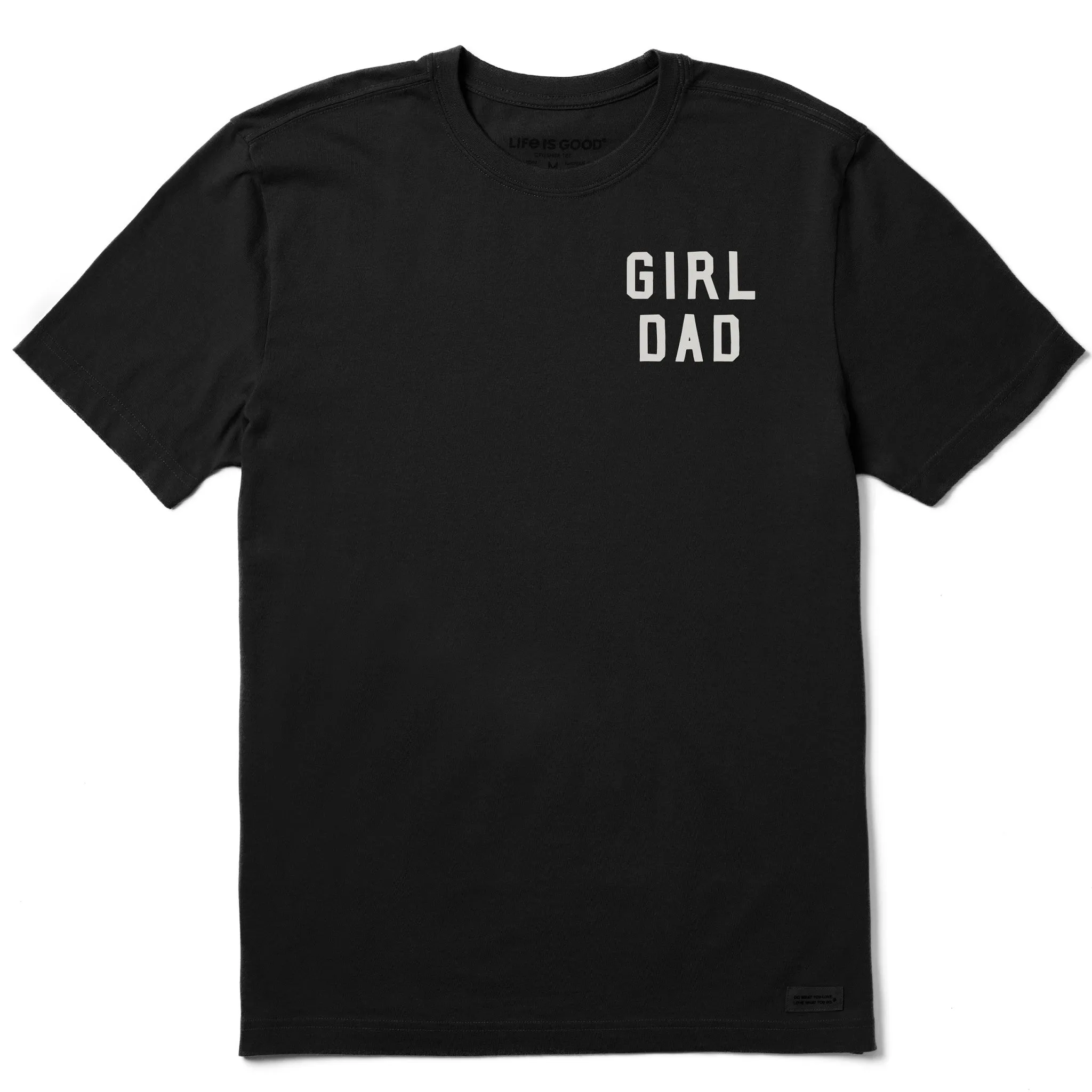 Men's Girl Dad Simple Short Sleeve Crusher Tee sold by Life is Good