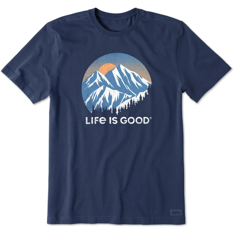 Men's Mountain Peaks Short Sleeve Crusher Tee sold by Life is Good