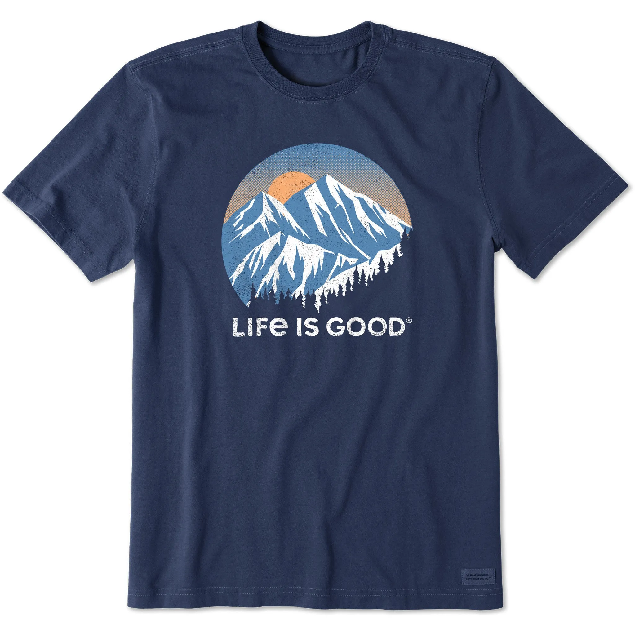 Men's Mountain Peaks Short Sleeve Crusher Tee sold by Life is Good