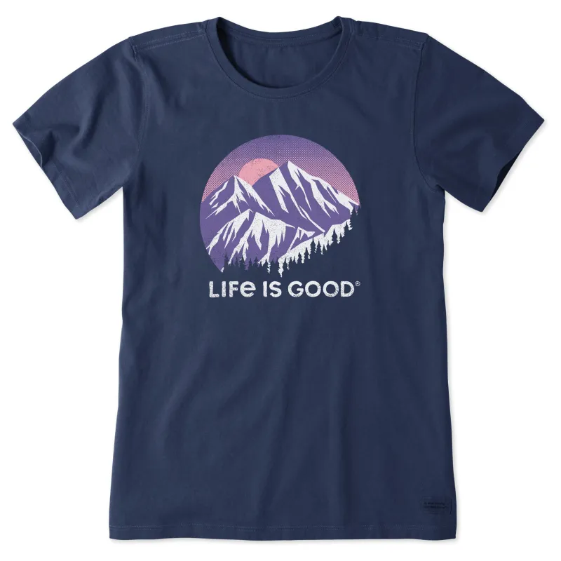 Women's Mountain Peaks Short Sleeve Crusher Tee sold by Life is Good