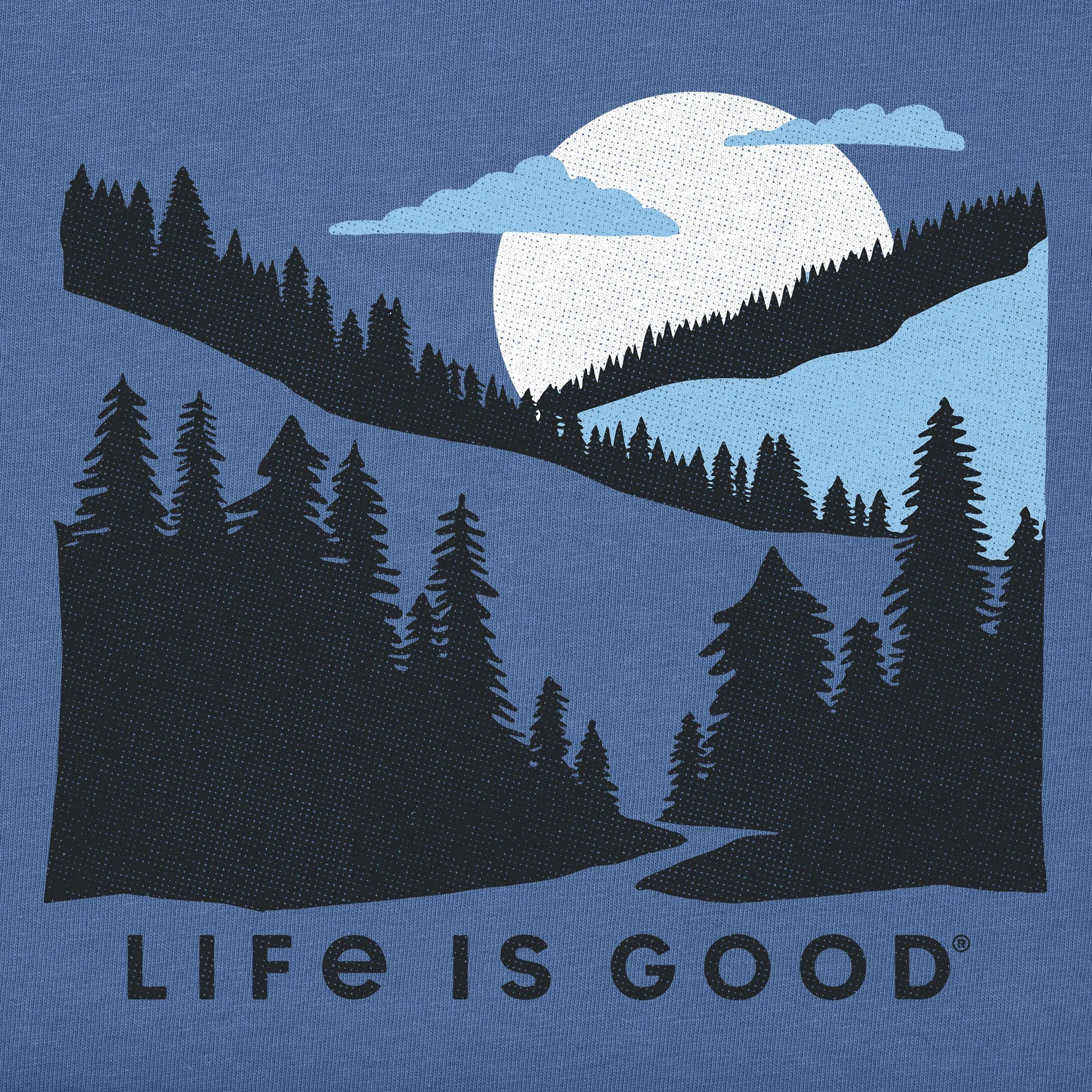 Women's Hillside Sunset Long Sleeve Crusher Tee sold by Life is Good product image thumbnail 2