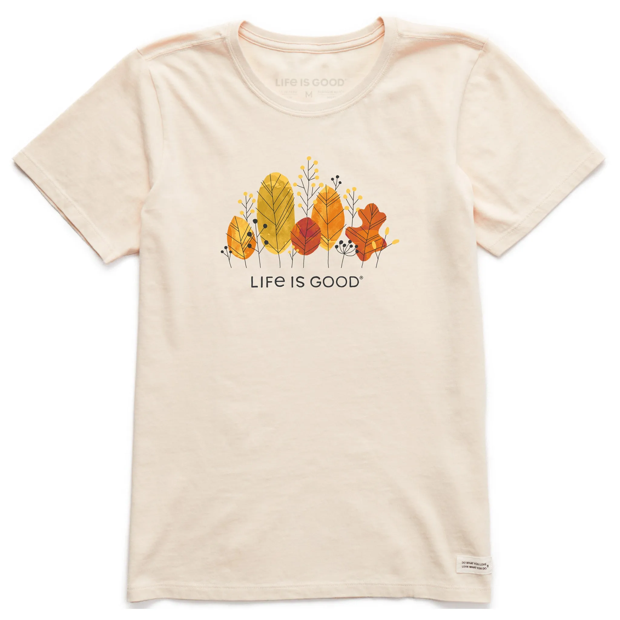 Women's Autumn Leaf Lineup Short Sleeve Crusher Tee sold by Life is Good
