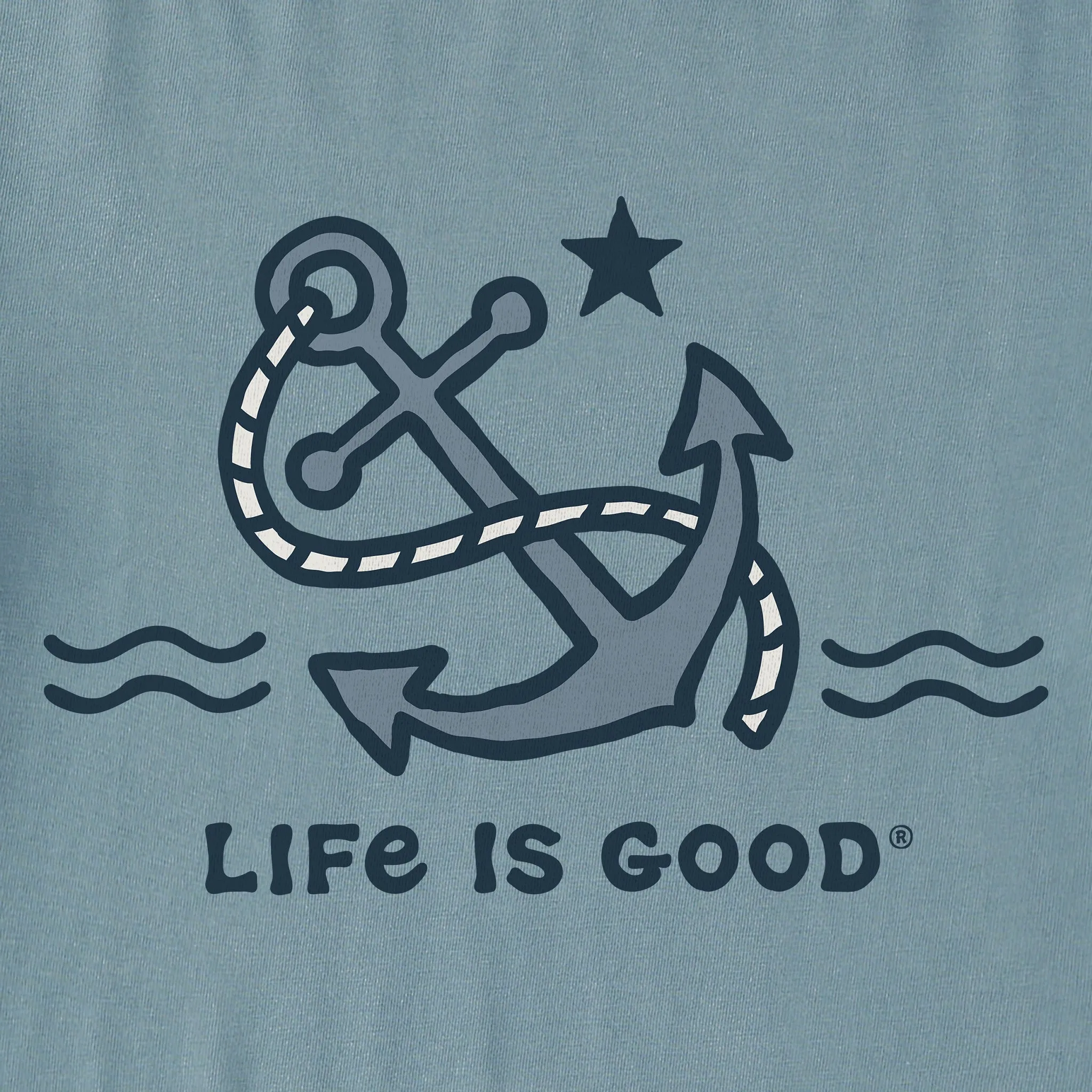 Women's Anchor Wave Short Sleeve Crusher Tee sold by Life is Good product image thumbnail 2