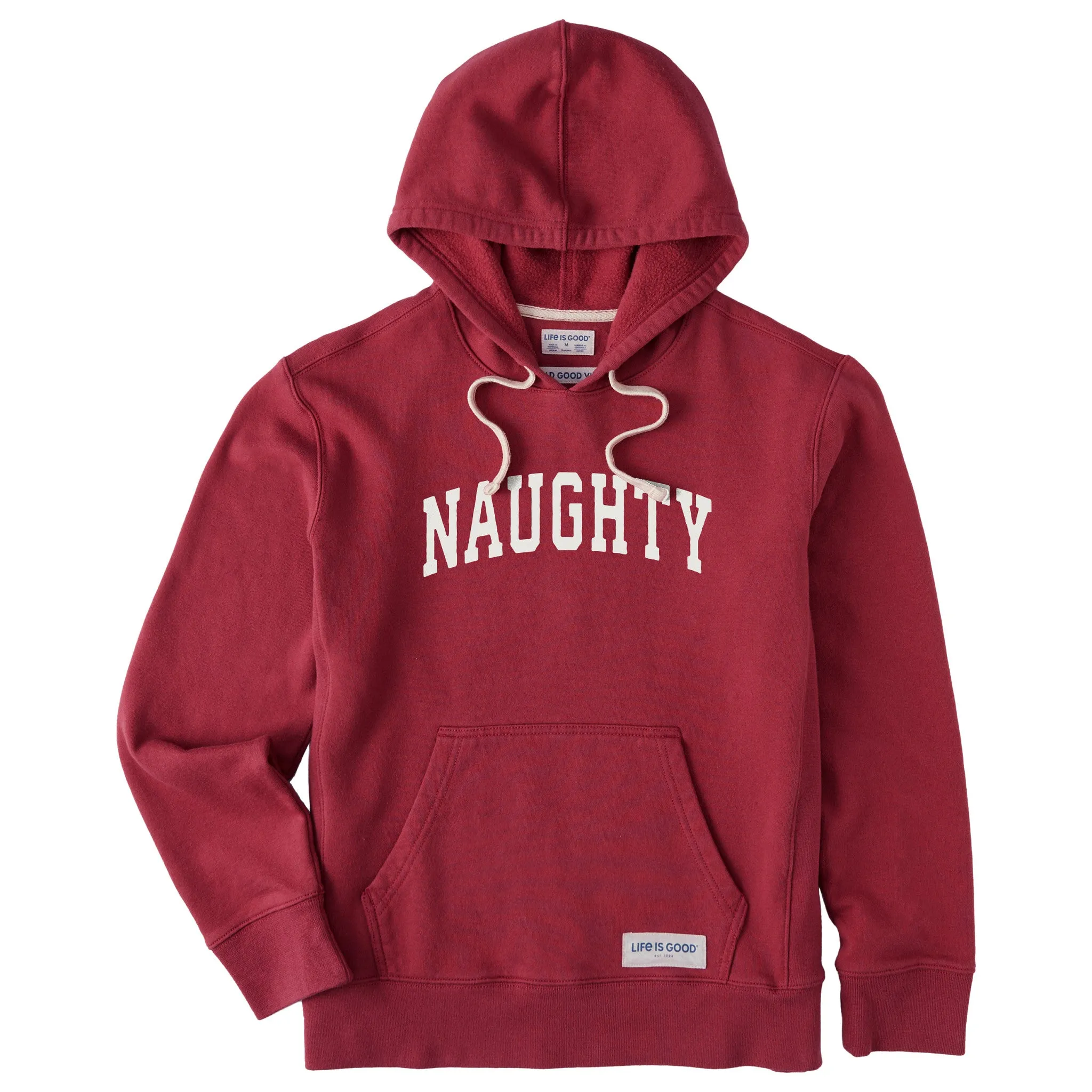 Women's Naughty Arch Simply True Fleece Hoodie sold by Life is Good