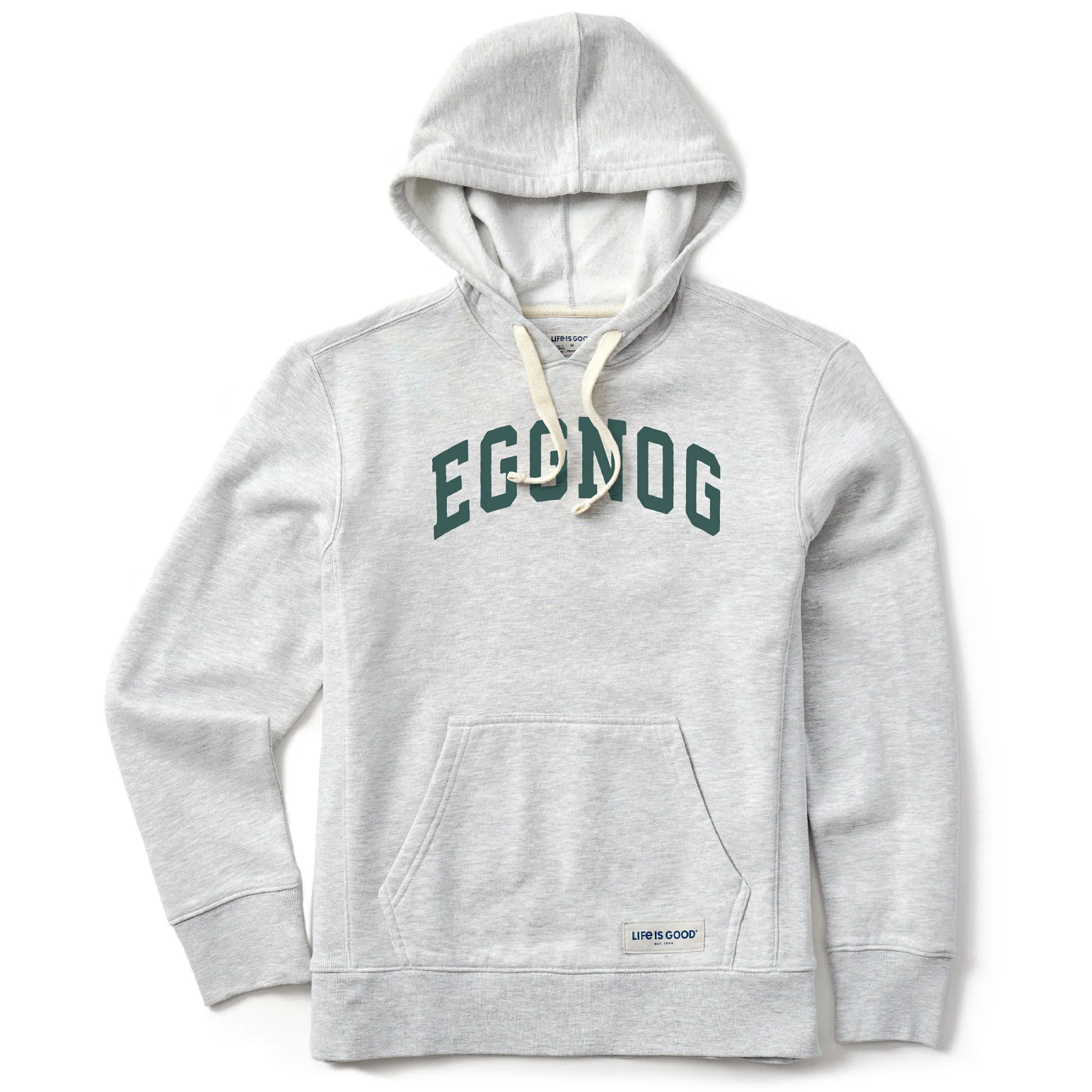 Women's Eggnog Arch Simply True Fleece Hoodie sold by Life is Good