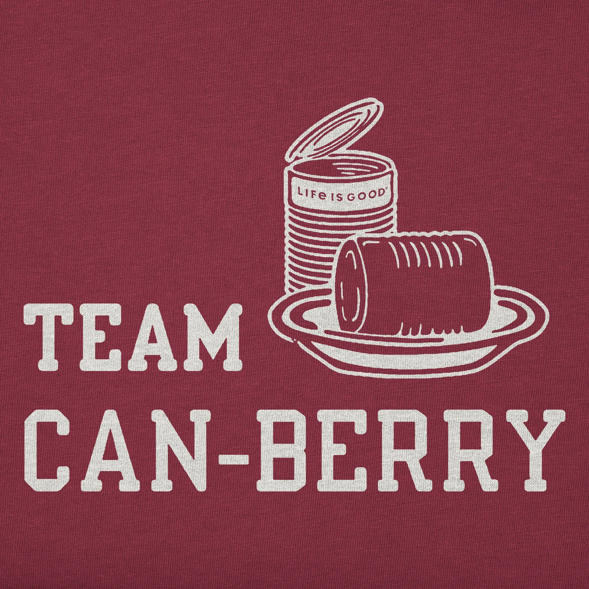 Women's Team Can-Berry Simply True Fleece Crew sold by Life is Good product image thumbnail 2