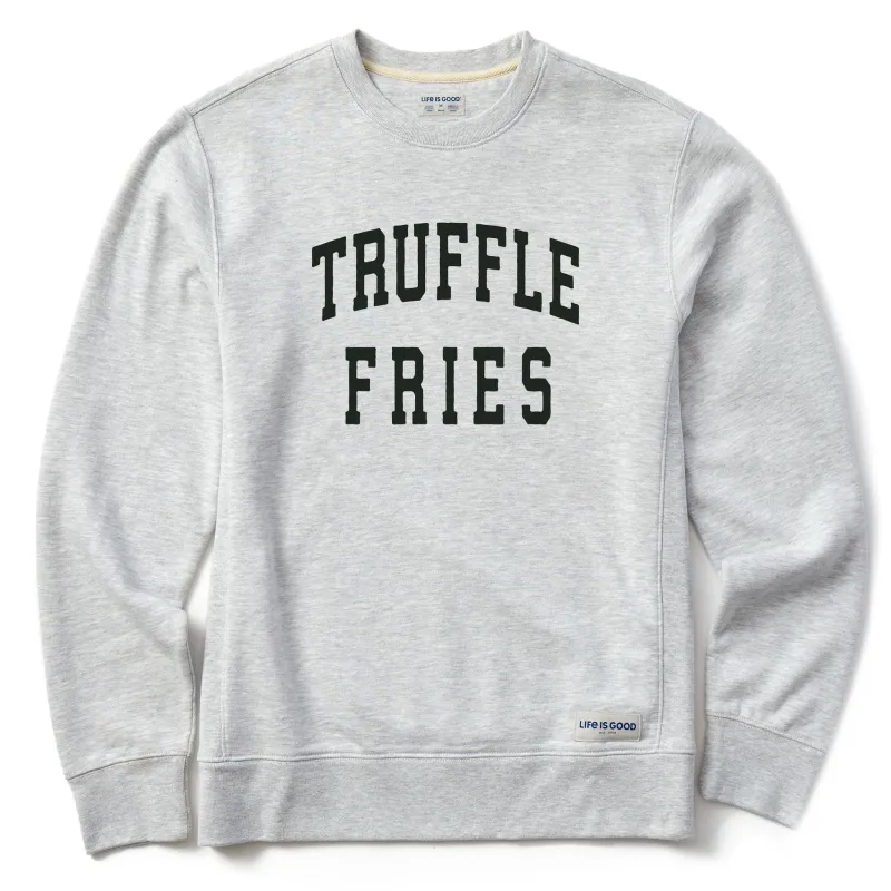 Men's Truffle Fries Arch Simply True Fleece Crew sold by Life is Good