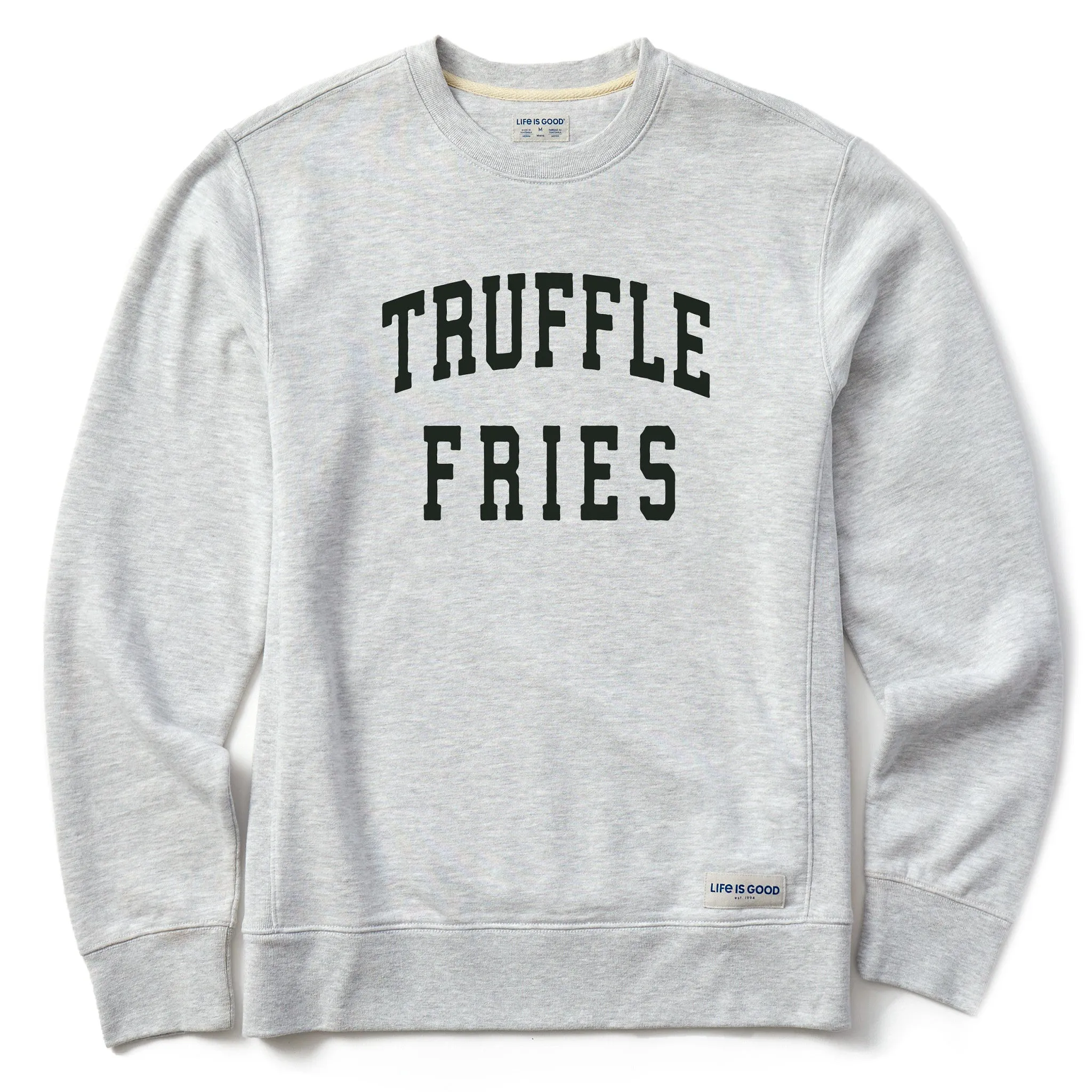 Men's Truffle Fries Arch Simply True Fleece Crew sold by Life is Good