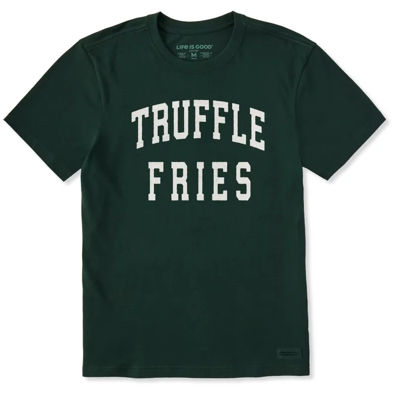 Men's Truffle Fries Arch Short Sleeve Crusher Tee sold by Life is Good